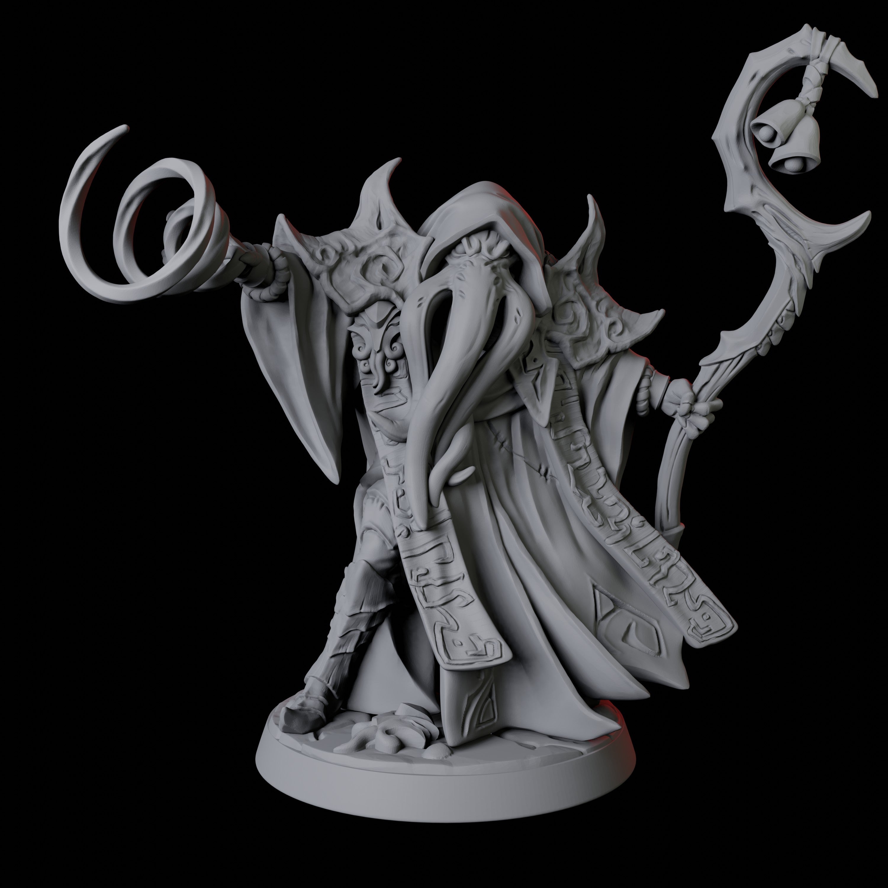 Ilithid Elder Miniature B for Dungeons and Dragons - Myth Forged