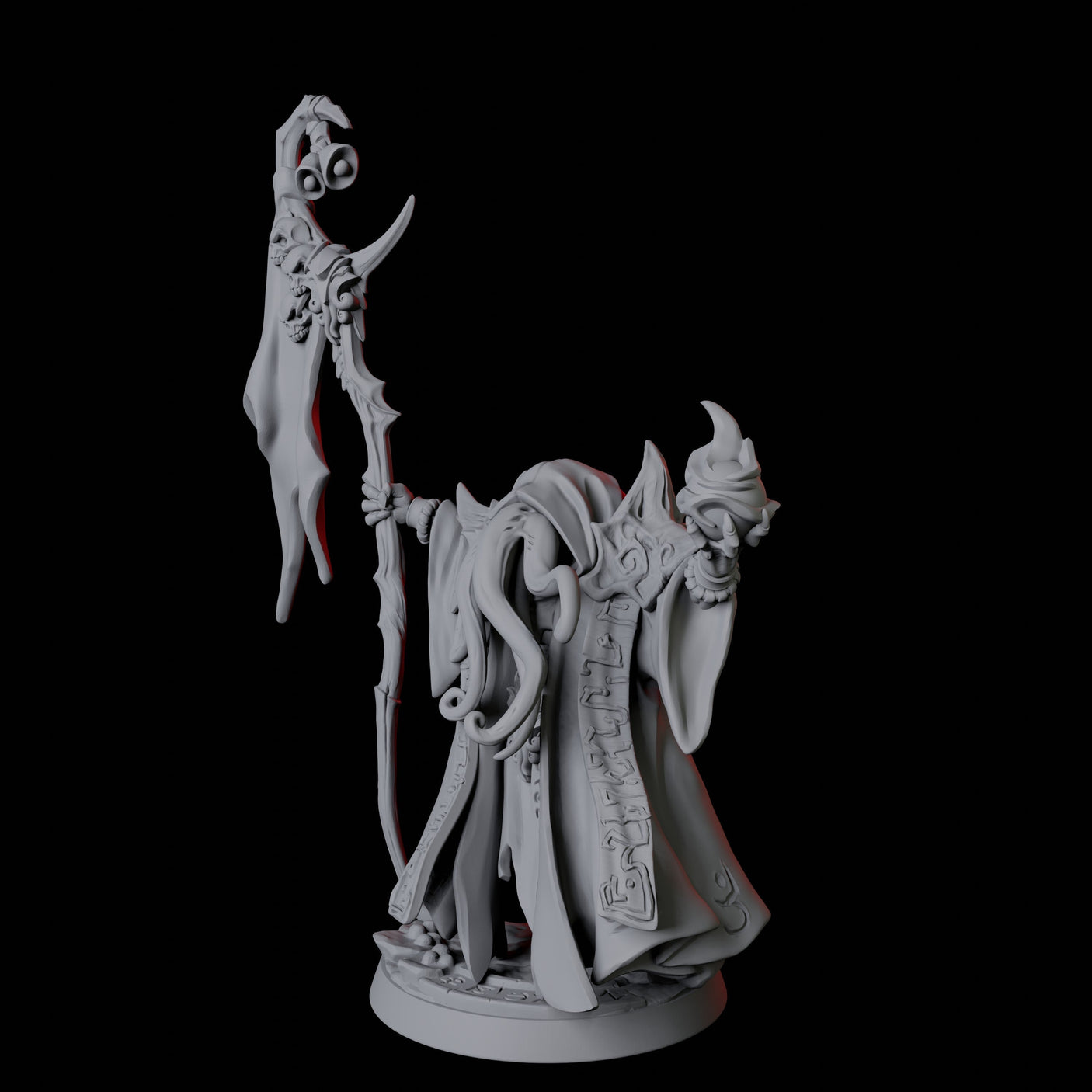 Illithid Elder C Miniature for Dungeons and Dragons, Pathfinder or other TTRPGs