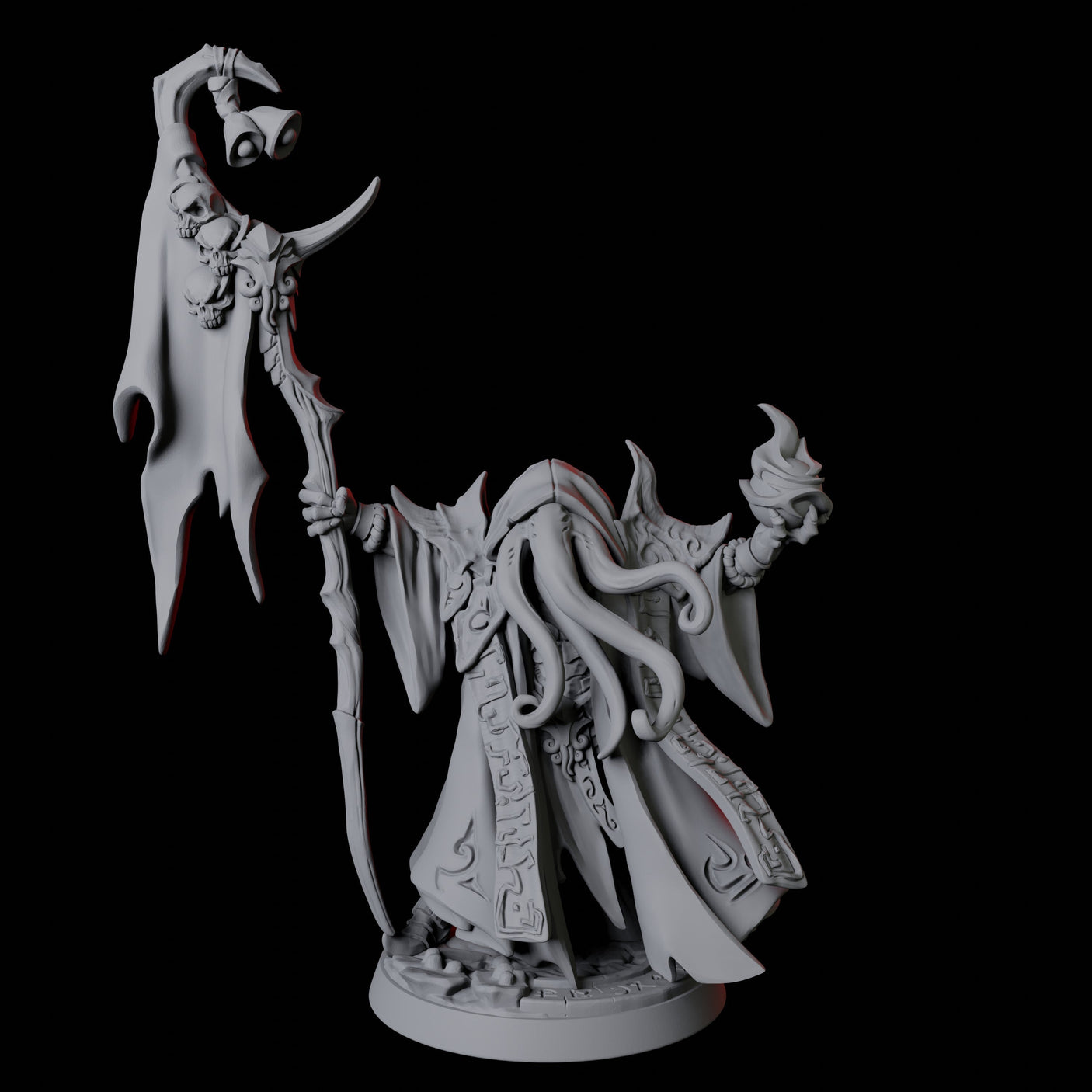 Illithid Elder C Miniature for Dungeons and Dragons, Pathfinder or other TTRPGs