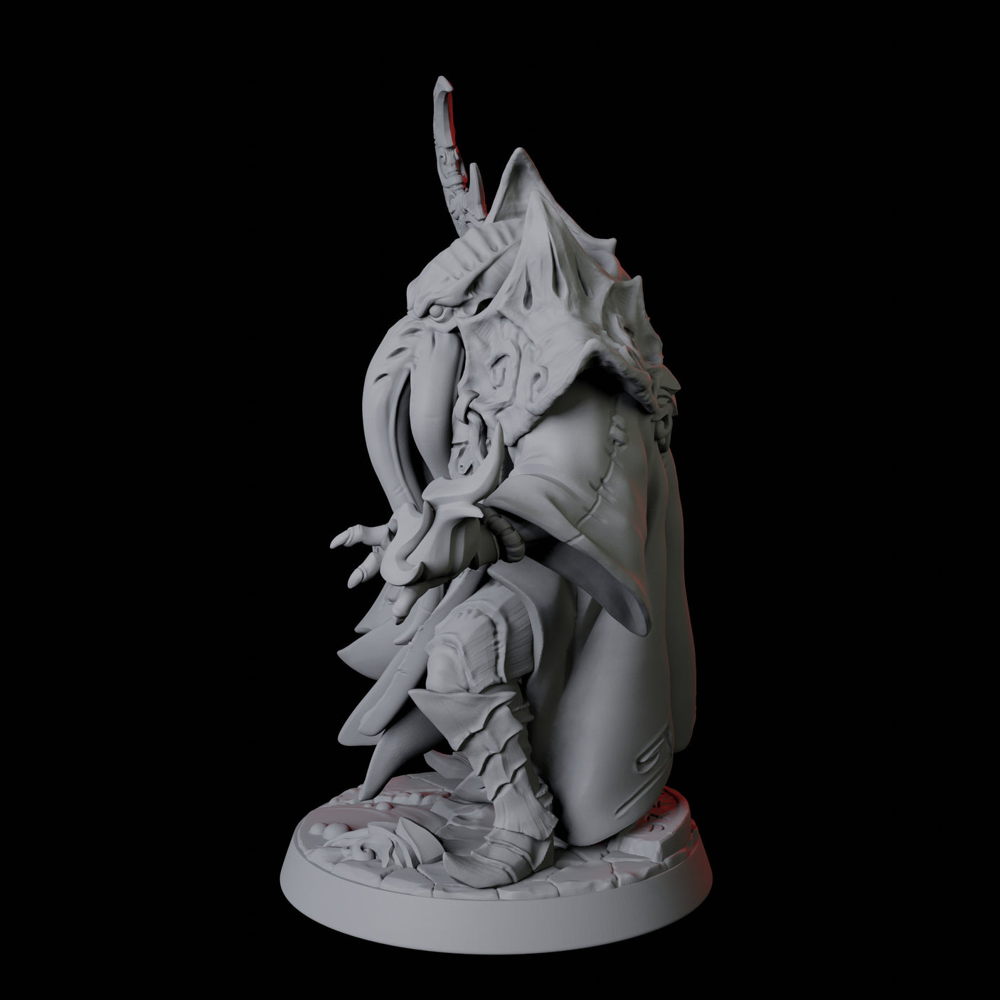 Illithid Elder F Miniature for Dungeons and Dragons, Pathfinder or other TTRPGs
