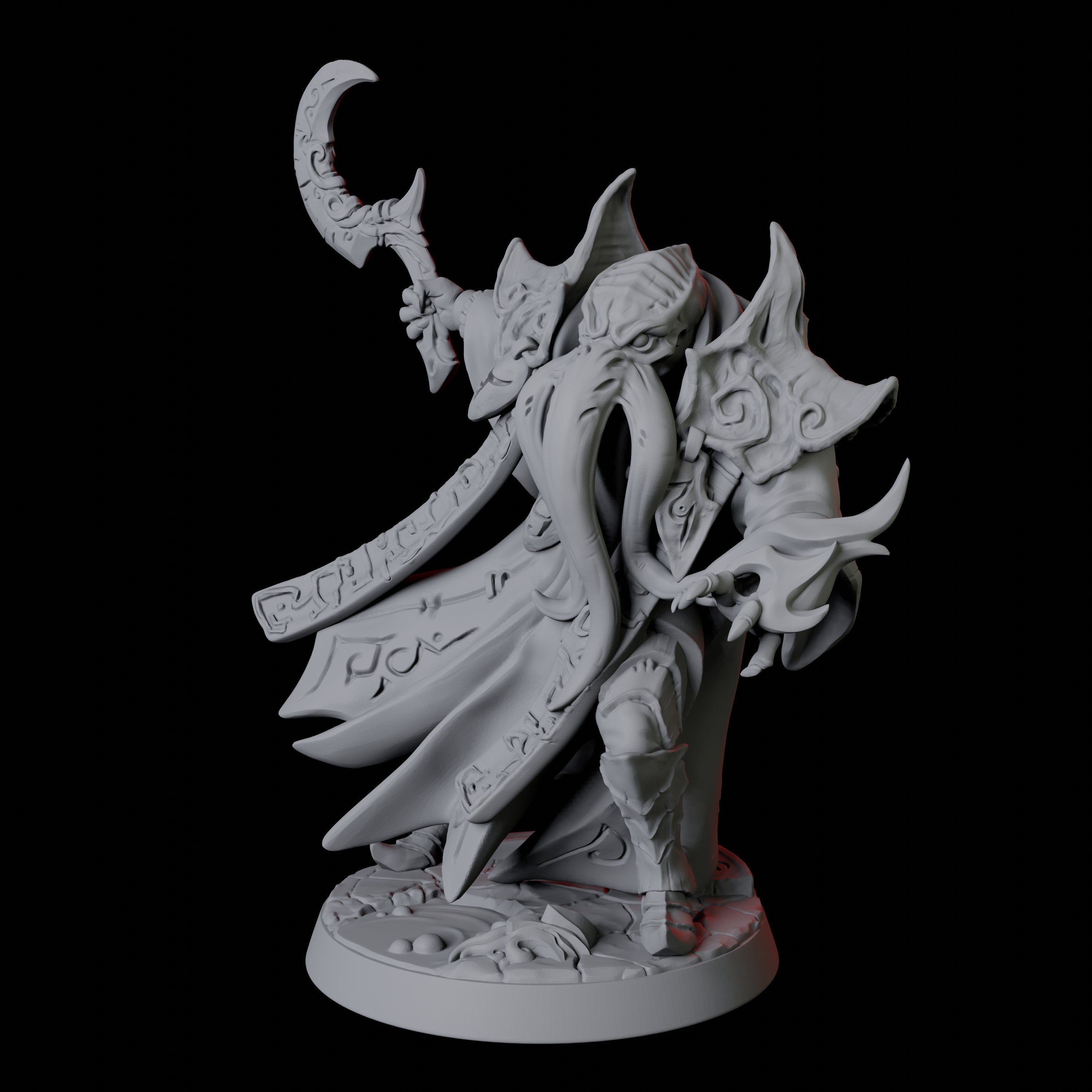 Ilithid Elder Miniature F for Dungeons and Dragons - Myth Forged