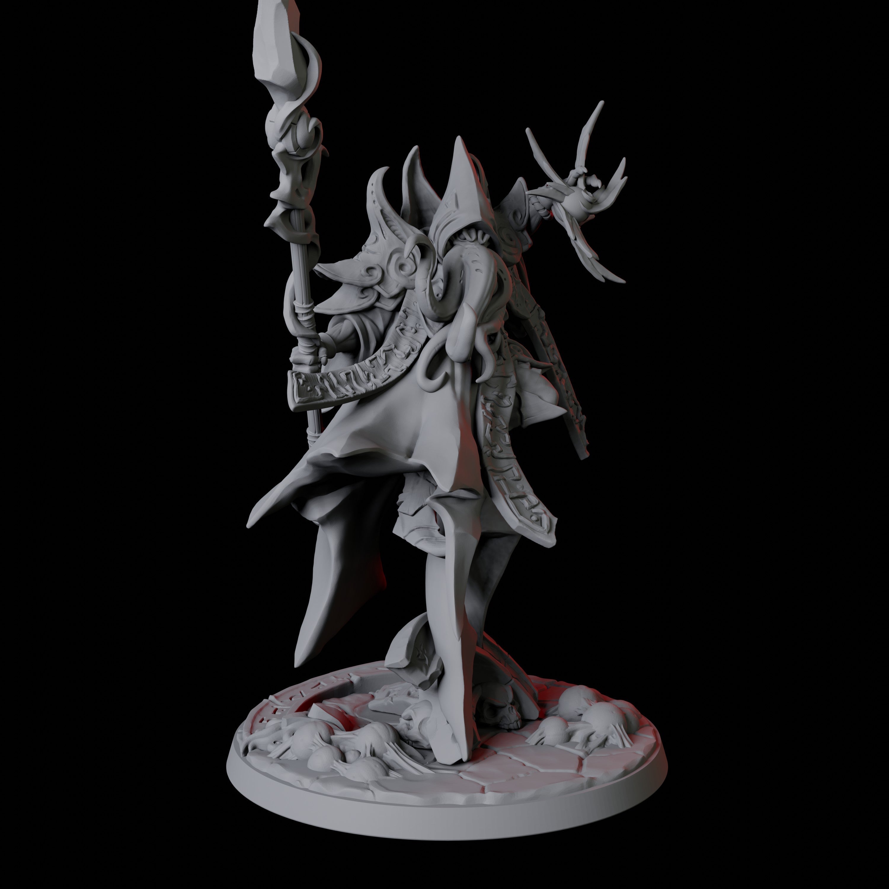 Illithid Elder Wizard Miniature for Dungeons and Dragons - Myth Forged