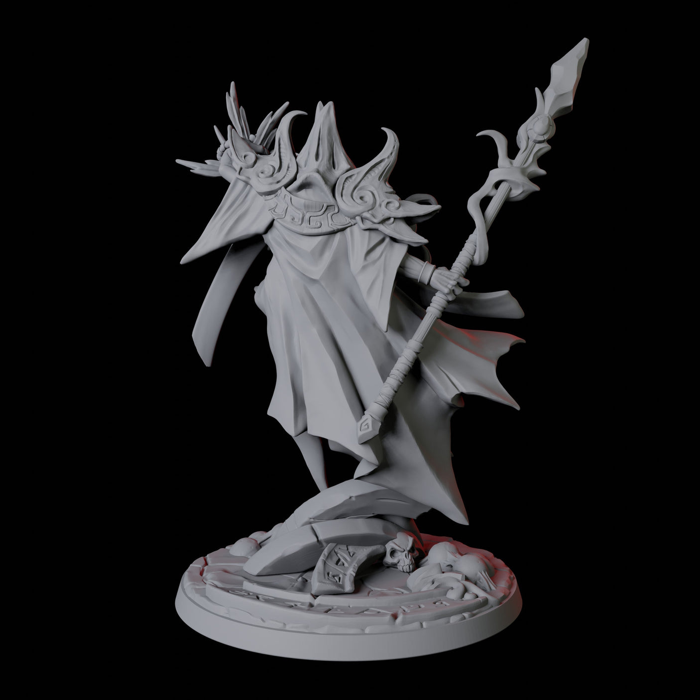 Illithid Elder Wizard Miniature for Dungeons and Dragons, Pathfinder or other TTRPGs