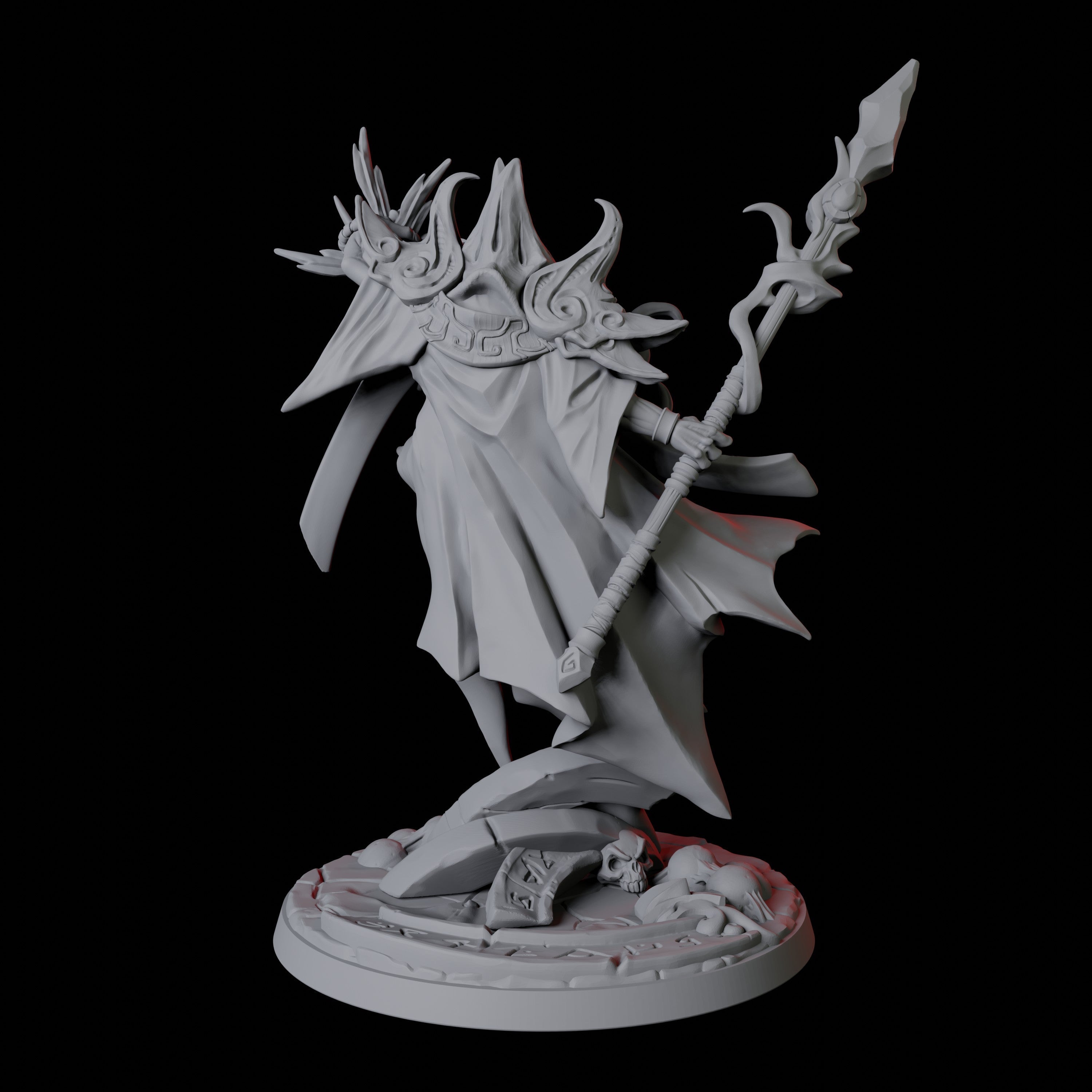 Illithid Elder Wizard Miniature for Dungeons and Dragons - Myth Forged