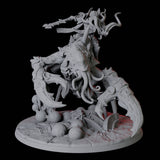 Illithid Elder riding Mutated Umber Hulk Miniature for Dungeons and Dragons, Pathfinder or other TTRPGs