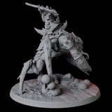 Illithid Elder riding Mutated Umber Hulk Miniature for Dungeons and Dragons, Pathfinder or other TTRPGs
