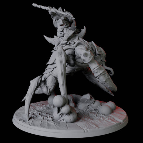 Illithid Elder riding Mutated Umber Hulk Miniature for Dungeons and Dragons, Pathfinder or other TTRPGs