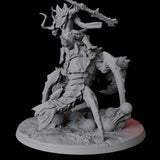 Illithid Elder riding Mutated Umber Hulk Miniature for Dungeons and Dragons, Pathfinder or other TTRPGs
