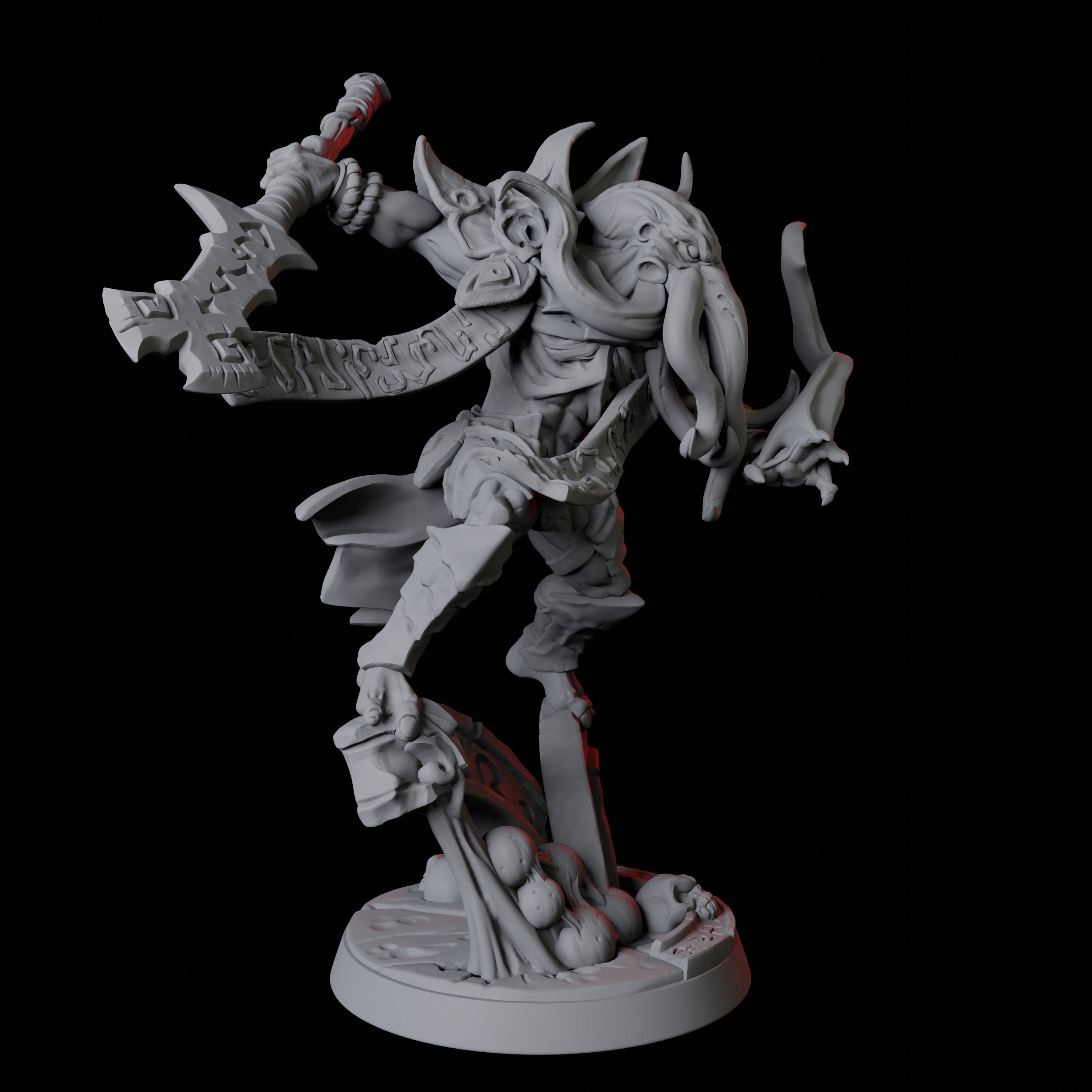 Illithid Leader Miniature for Dungeons and Dragons - Myth Forged