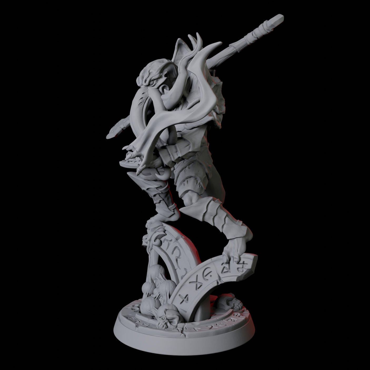 Illithid Leader Miniature for Dungeons and Dragons, Pathfinder or other TTRPGs