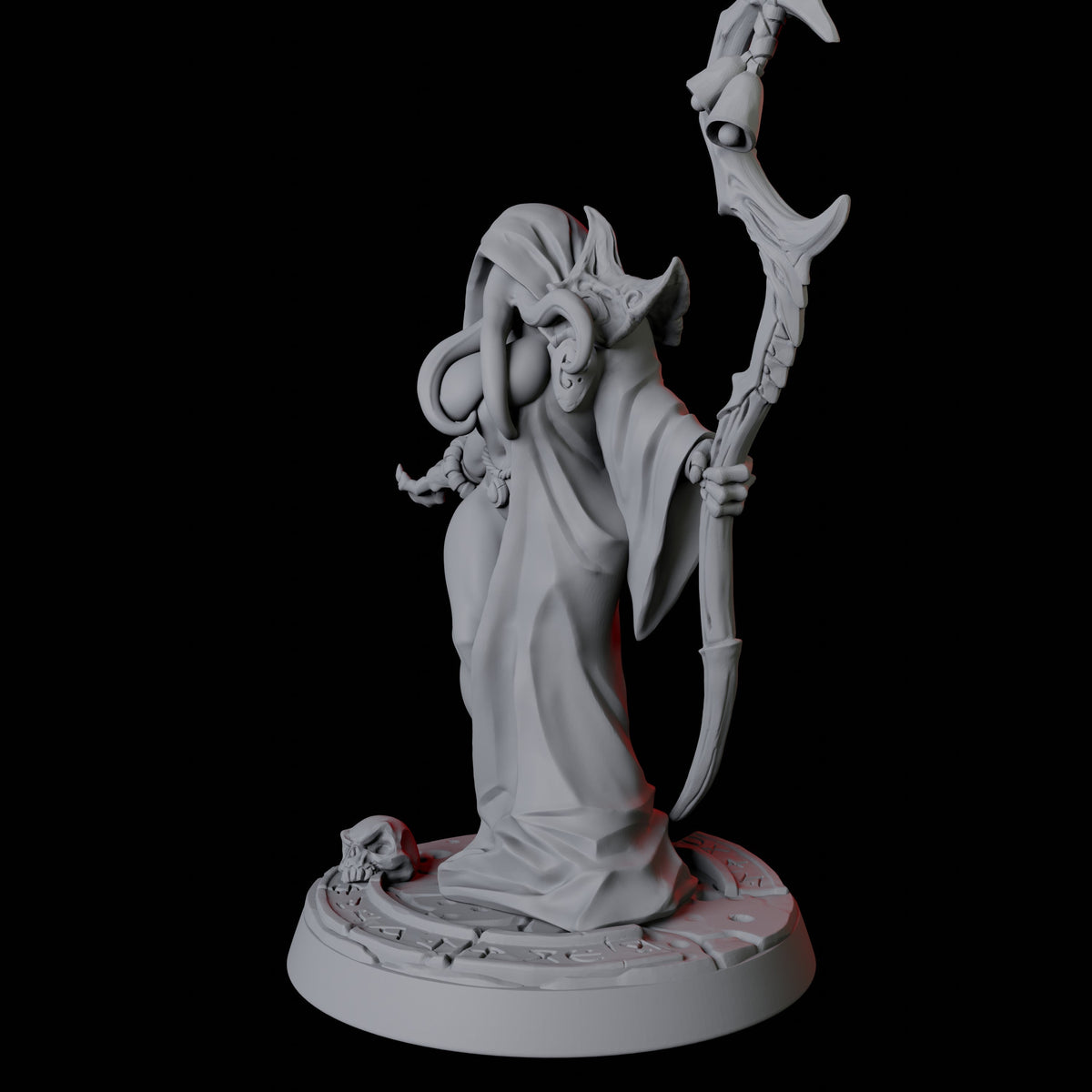 Illithid Pin-up Miniature for Dungeons and Dragons, Pathfinder or other TTRPGs