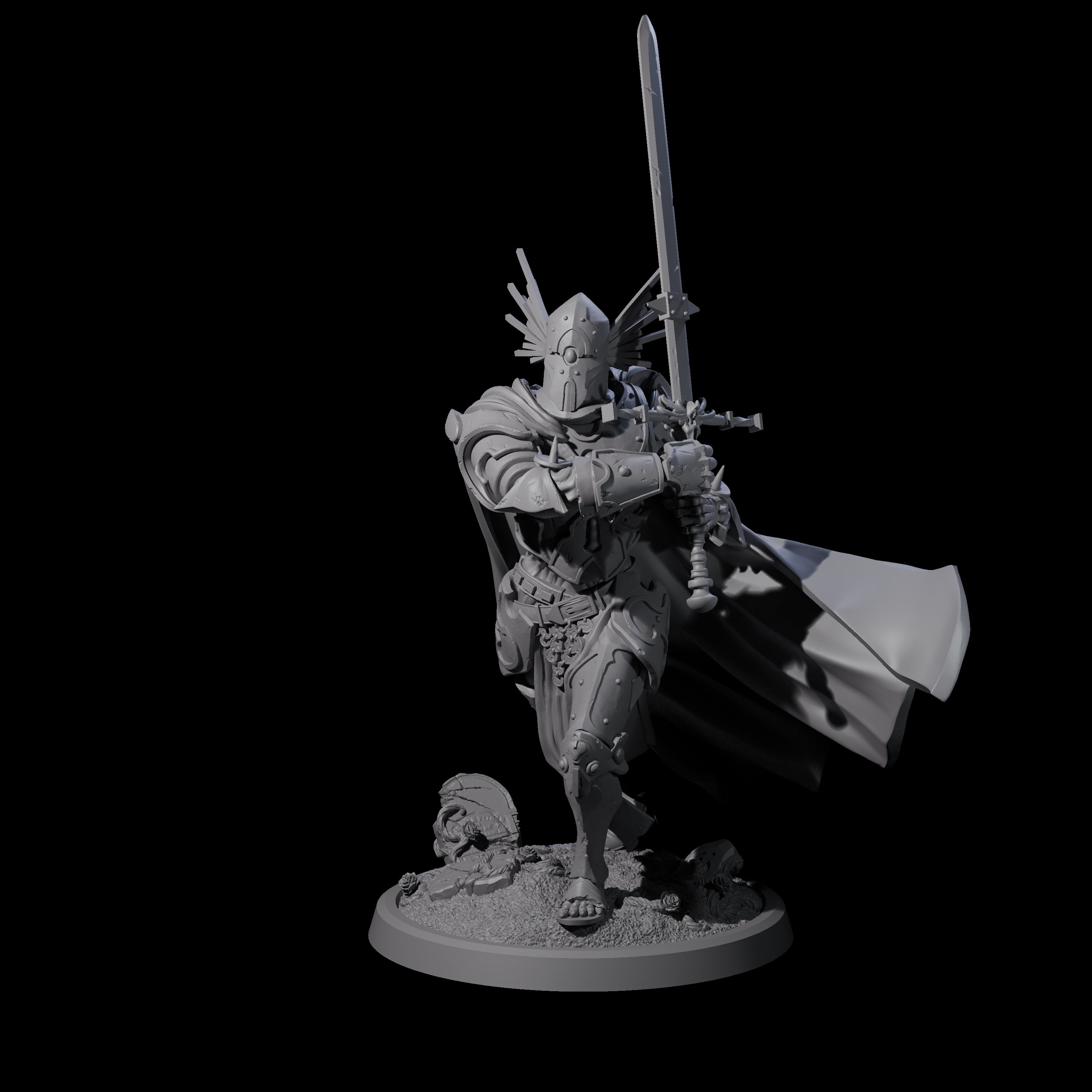 Immovable Animated Armour Warden A Miniature for Dungeons and Dragons, Pathfinder or other TTRPGs