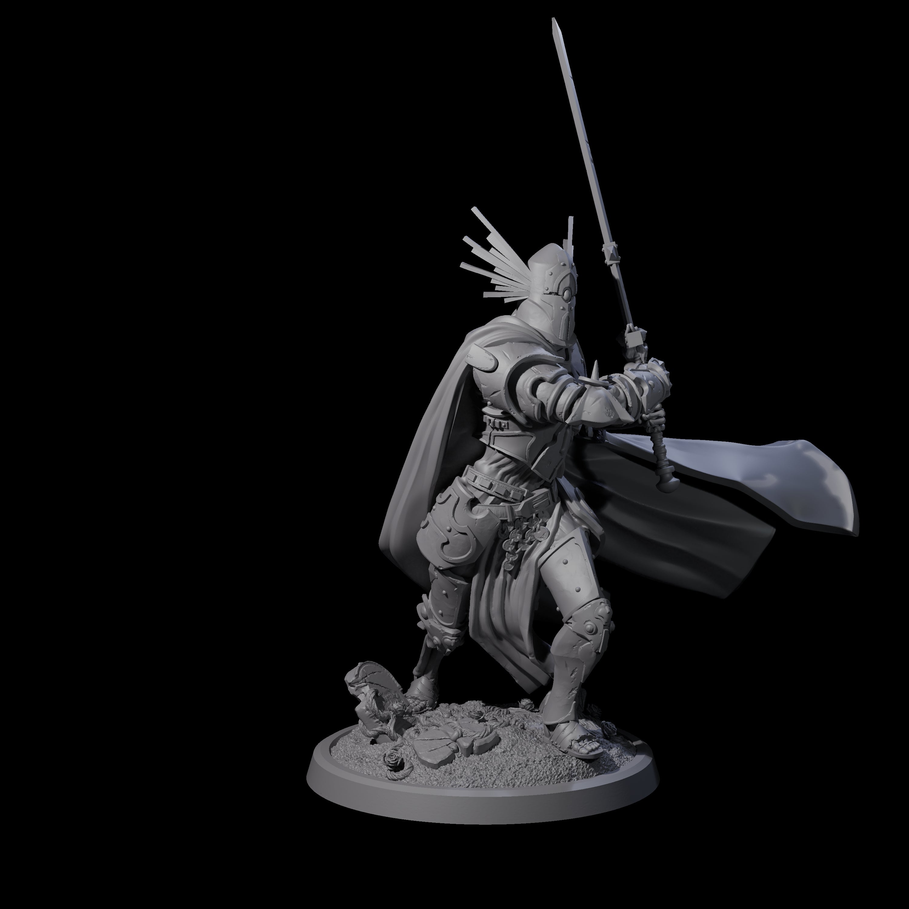 Immovable Animated Armour Warden A Miniature for Dungeons and Dragons, Pathfinder or other TTRPGs