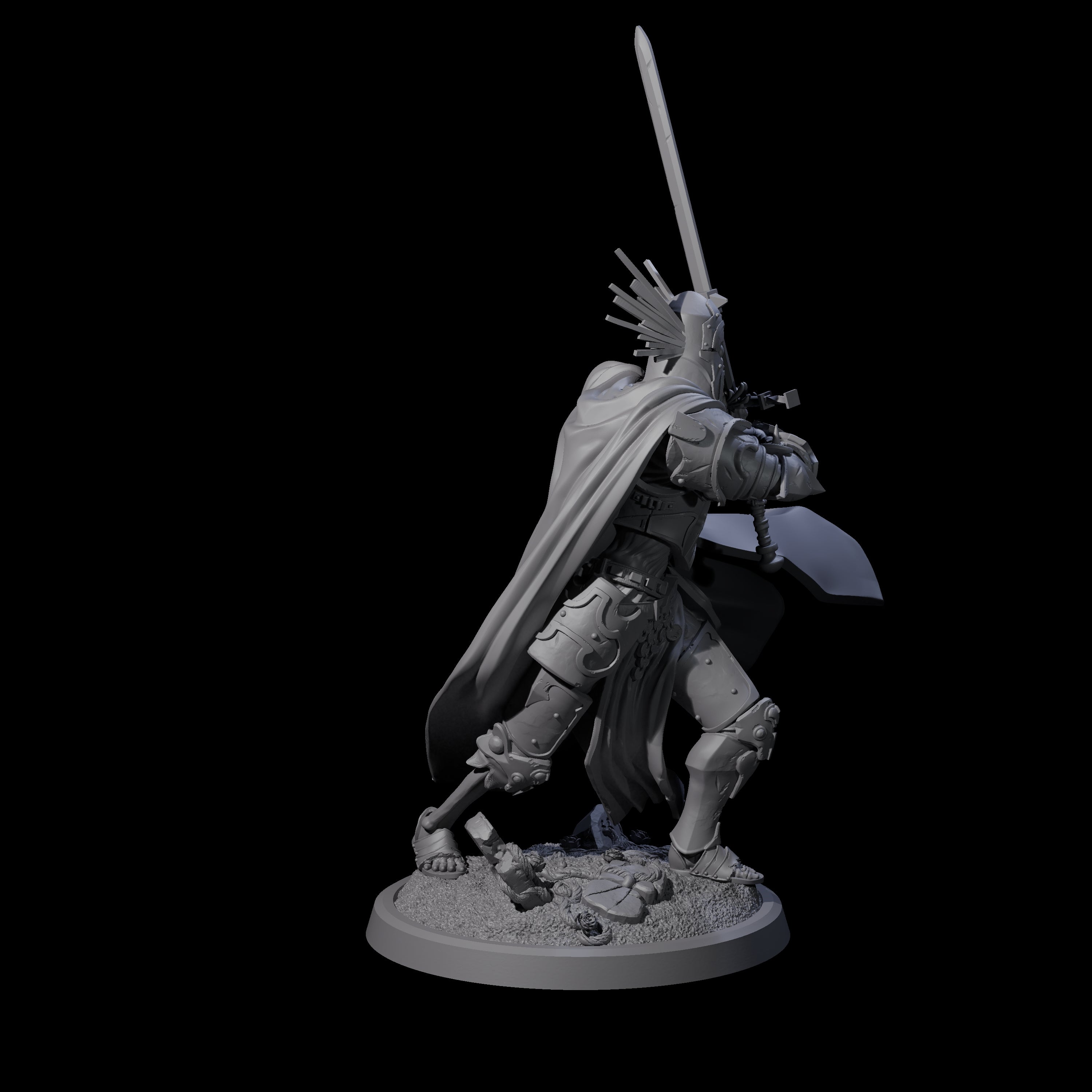 Immovable Animated Armour Warden A Miniature for Dungeons and Dragons, Pathfinder or other TTRPGs