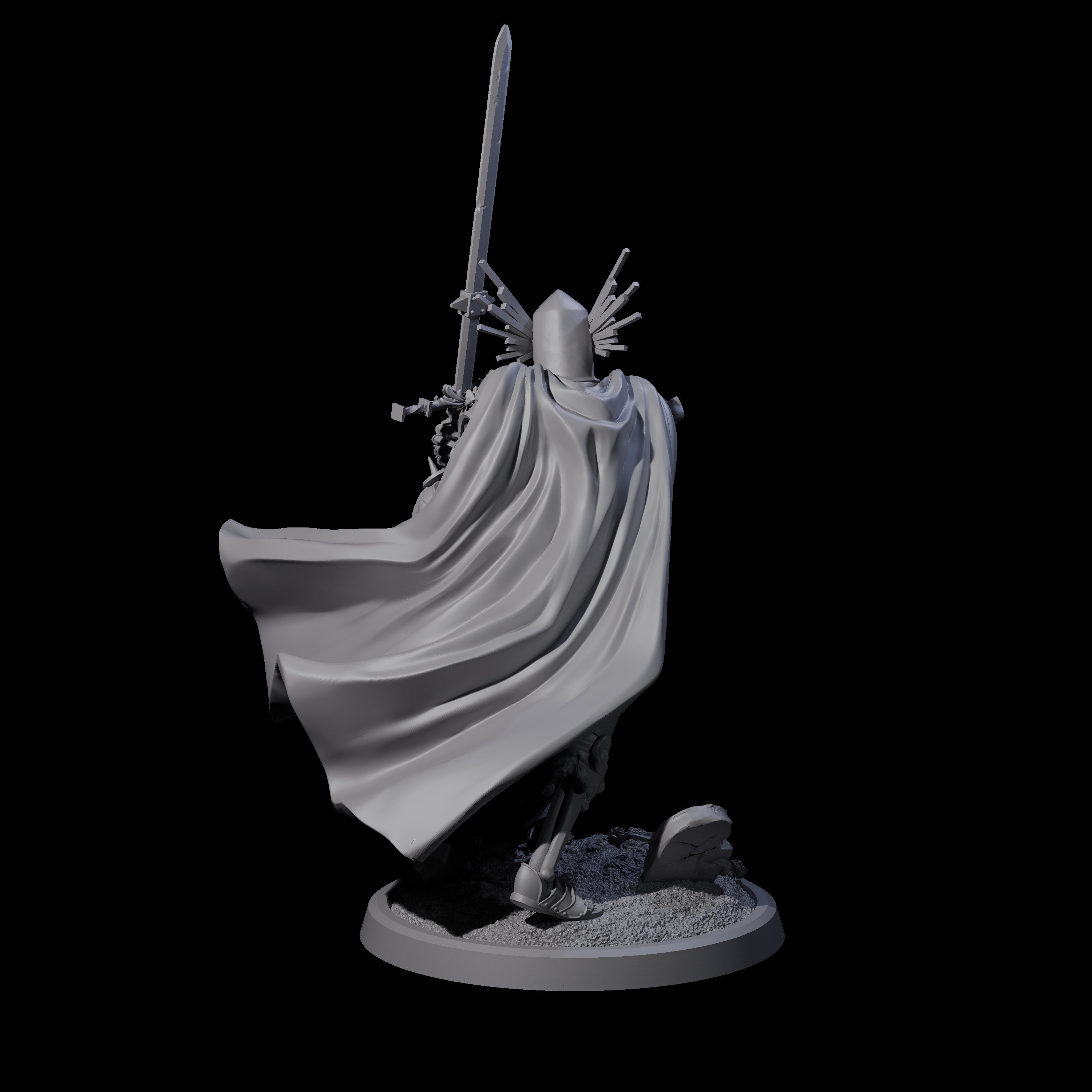 Immovable Animated Armour Warden A Miniature for Dungeons and Dragons, Pathfinder or other TTRPGs