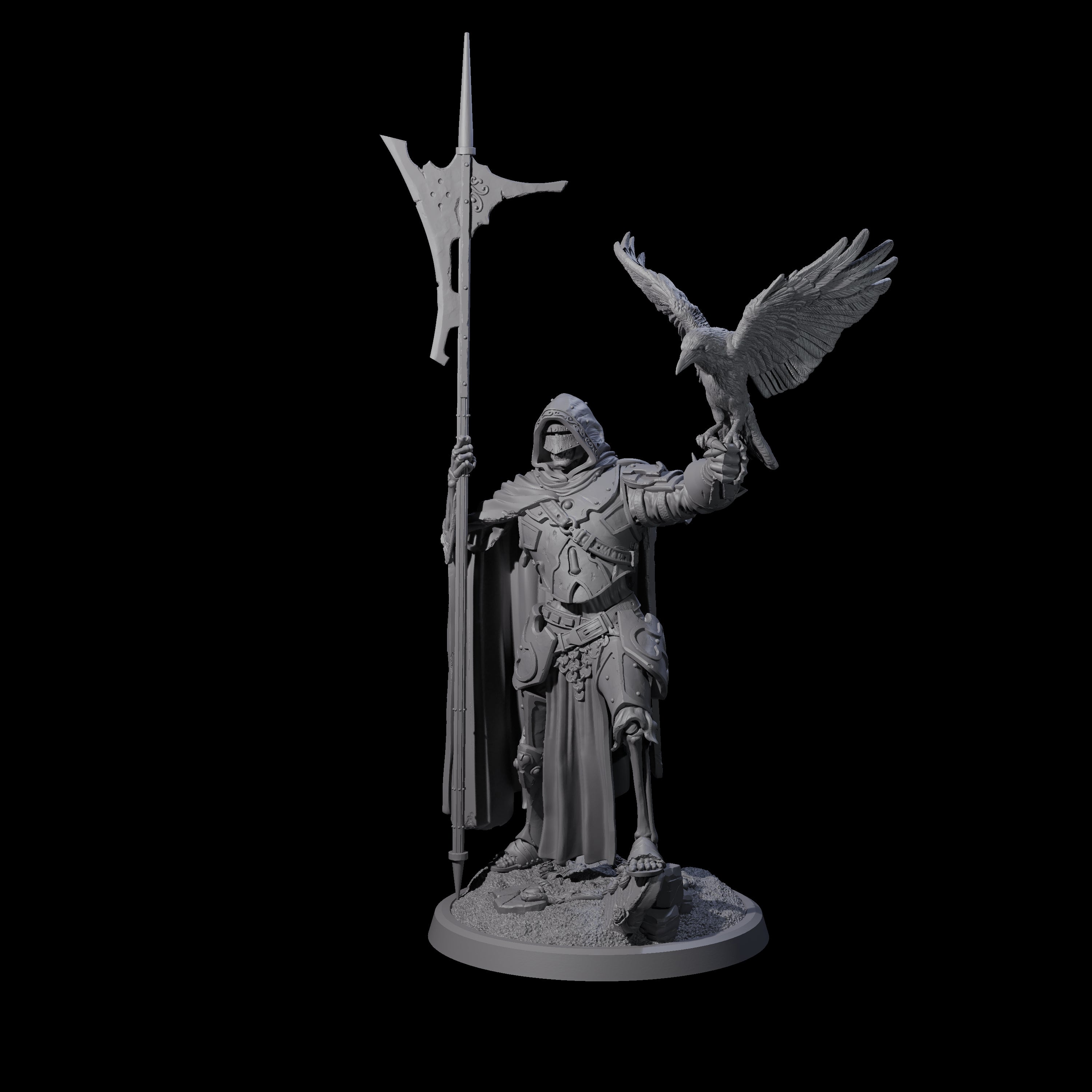 Immovable Animated Armour Warden B Miniature for Dungeons and Dragons, Pathfinder or other TTRPGs