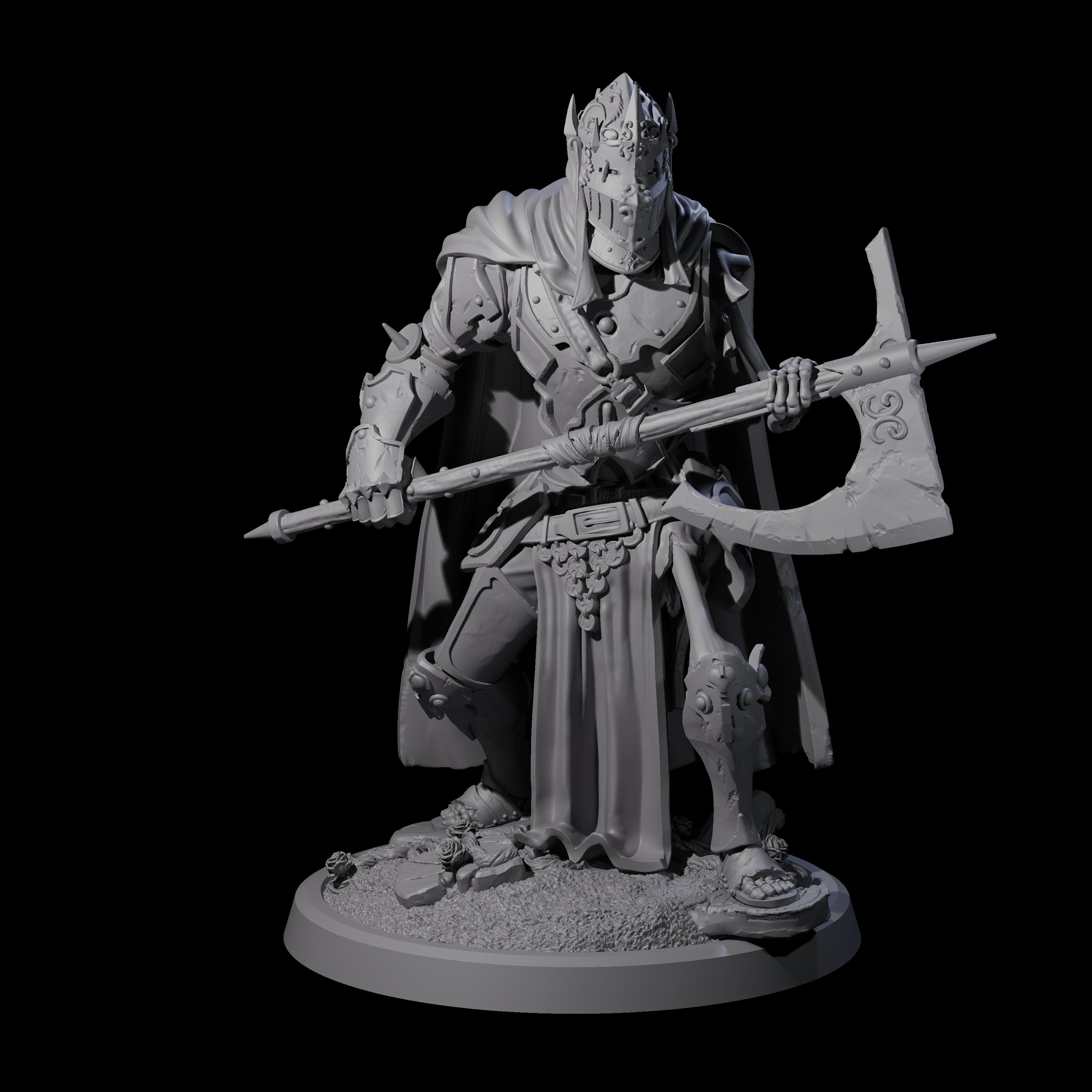 Immovable Animated Armour Warden C Miniature for Dungeons and Dragons, Pathfinder or other TTRPGs