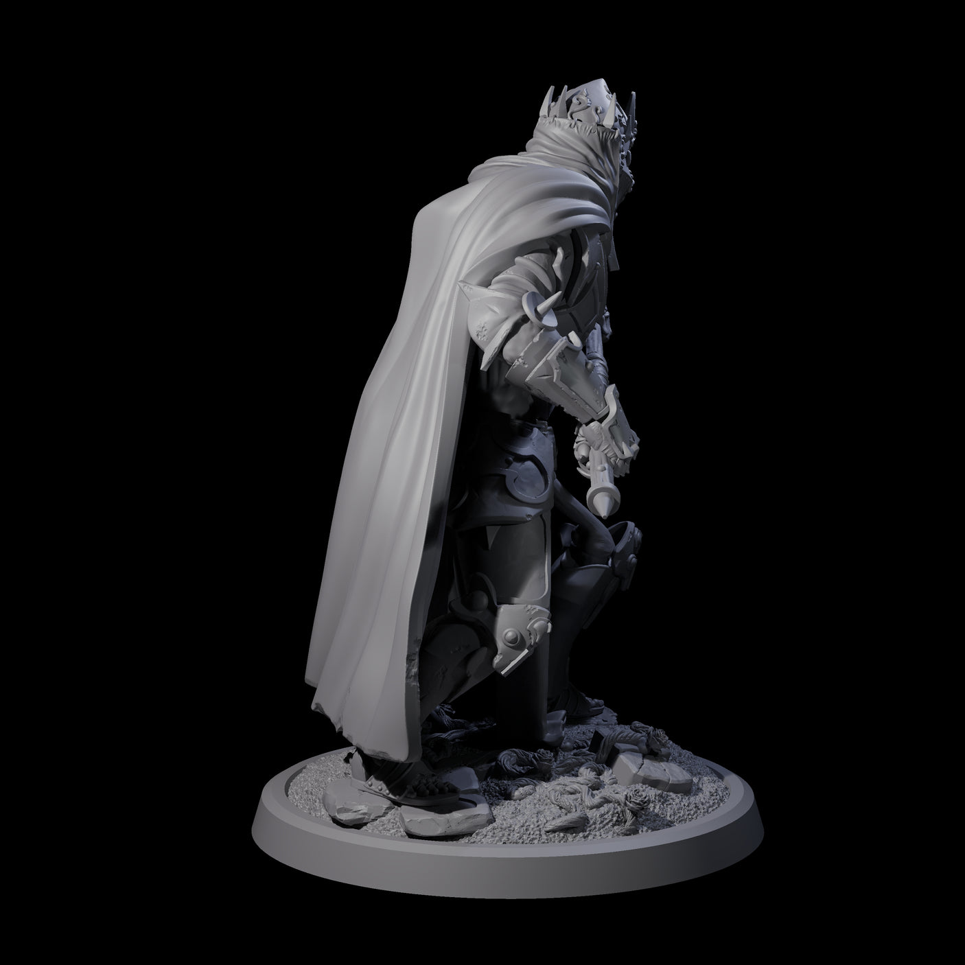 Immovable Animated Armour Warden C Miniature for Dungeons and Dragons, Pathfinder or other TTRPGs