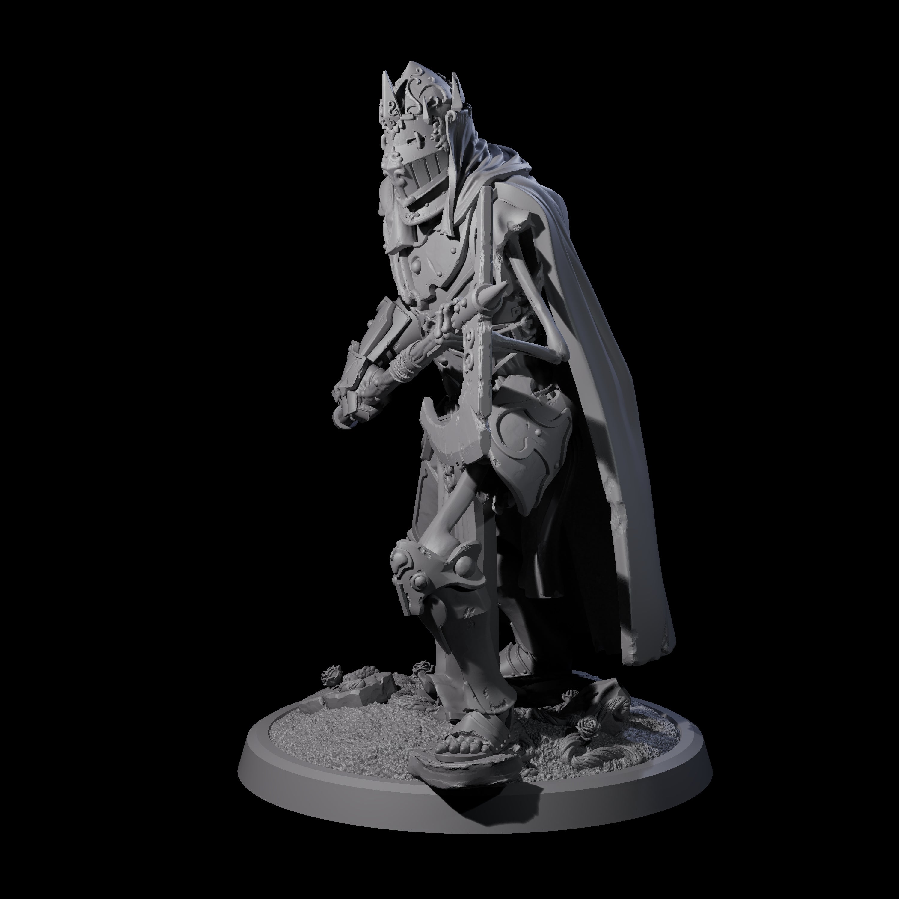 Immovable Animated Armour Warden C Miniature for Dungeons and Dragons, Pathfinder or other TTRPGs