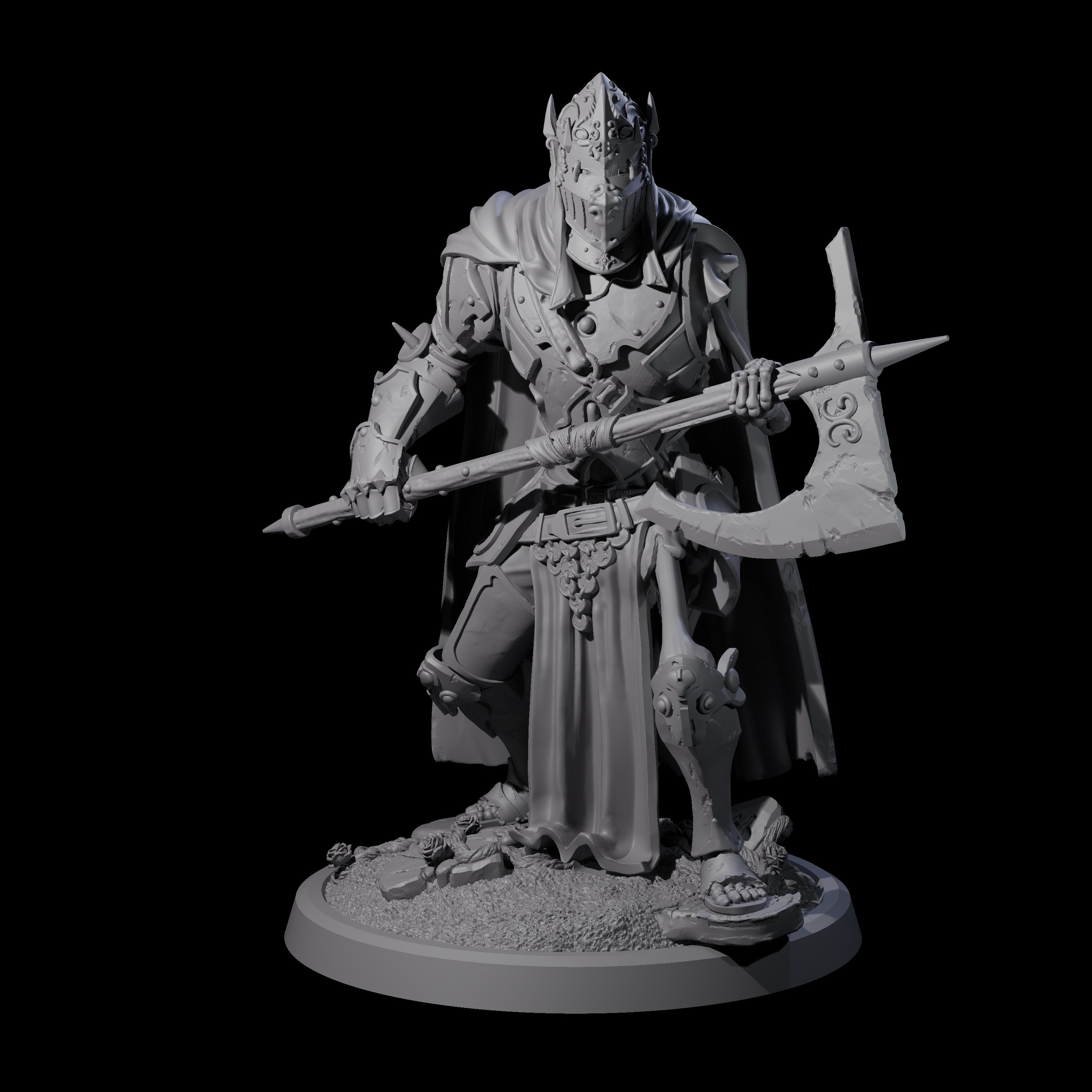 Immovable Animated Armour Warden C Miniature for Dungeons and Dragons, Pathfinder or other TTRPGs