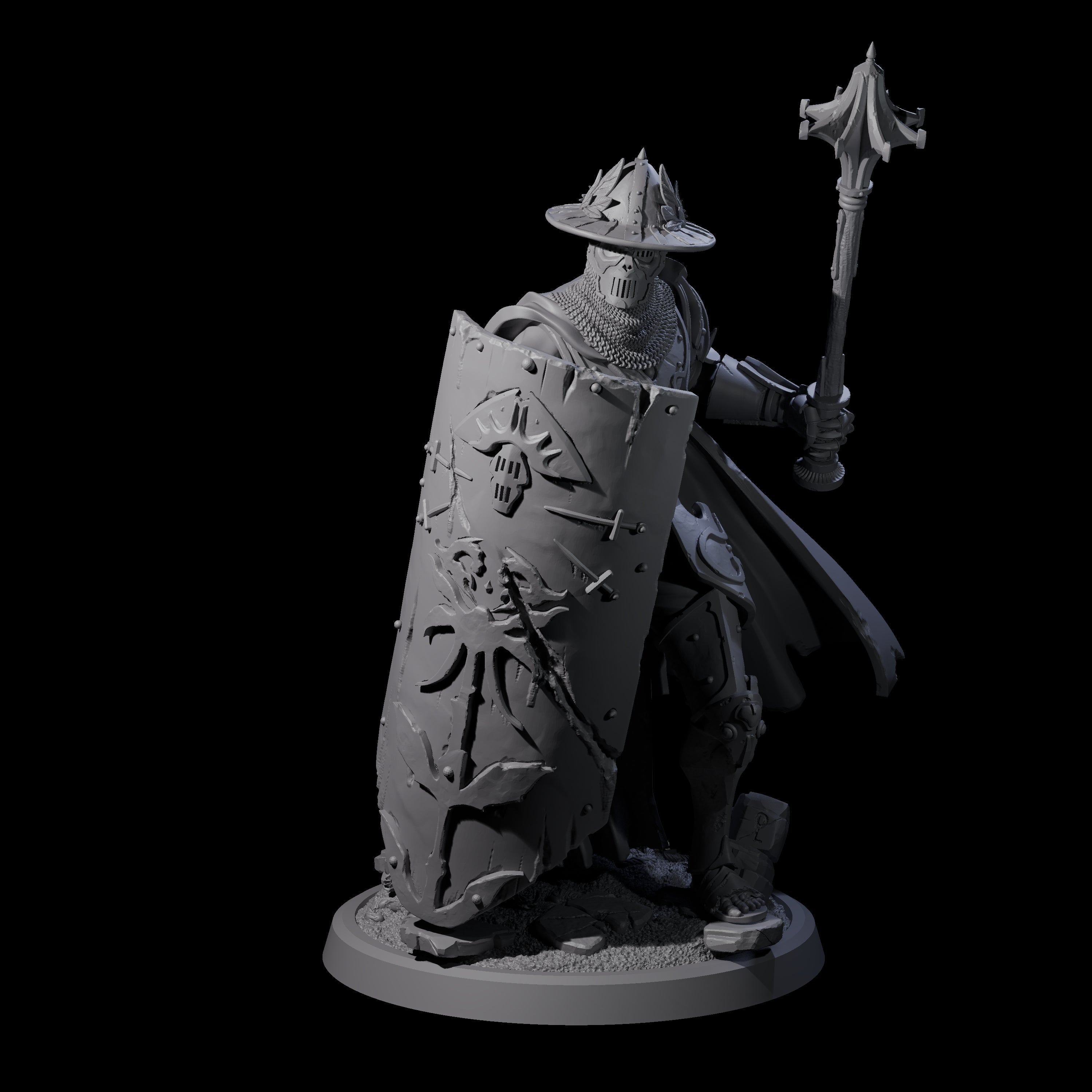 Immovable Animated Armour Warden D Miniature for Dungeons and Dragons, Pathfinder or other TTRPGs