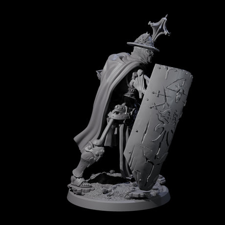 Immovable Animated Armour Warden D Miniature for Dungeons and Dragons, Pathfinder or other TTRPGs