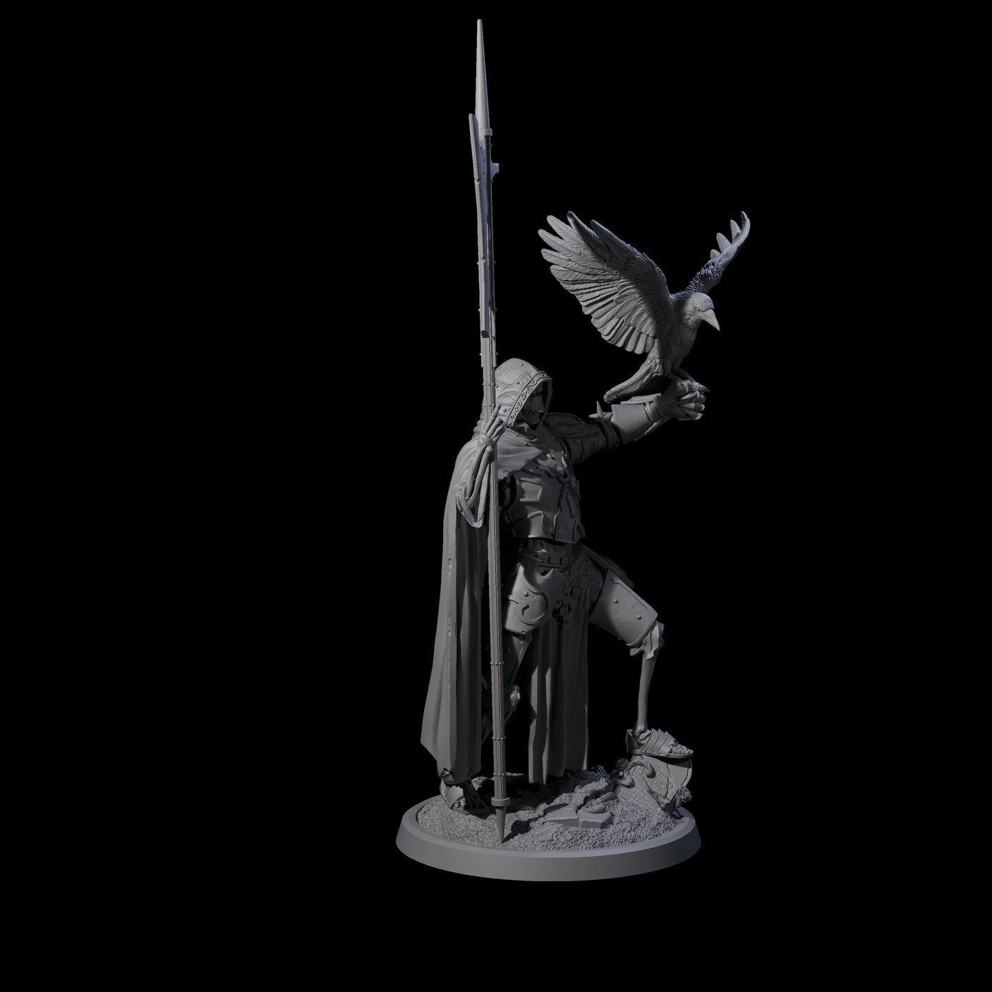 Immovable Animated Armour Wardens Miniature for Dungeons and Dragons, Pathfinder or other TTRPGs