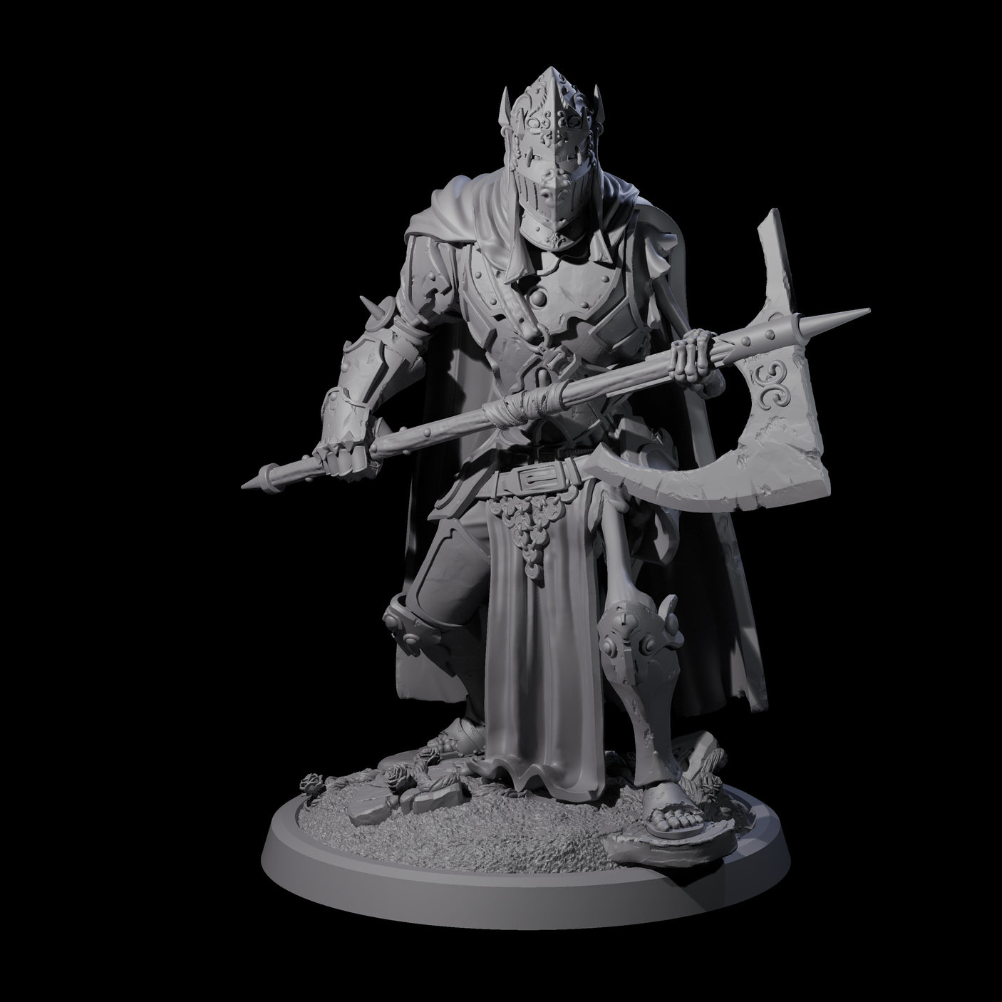 Immovable Animated Armour Wardens Miniature for Dungeons and Dragons, Pathfinder or other TTRPGs