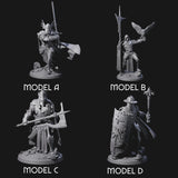 Immovable Animated Armour Wardens Miniature for Dungeons and Dragons, Pathfinder or other TTRPGs