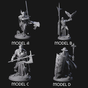 Immovable Animated Armour Wardens Miniature for Dungeons and Dragons, Pathfinder or other TTRPGs