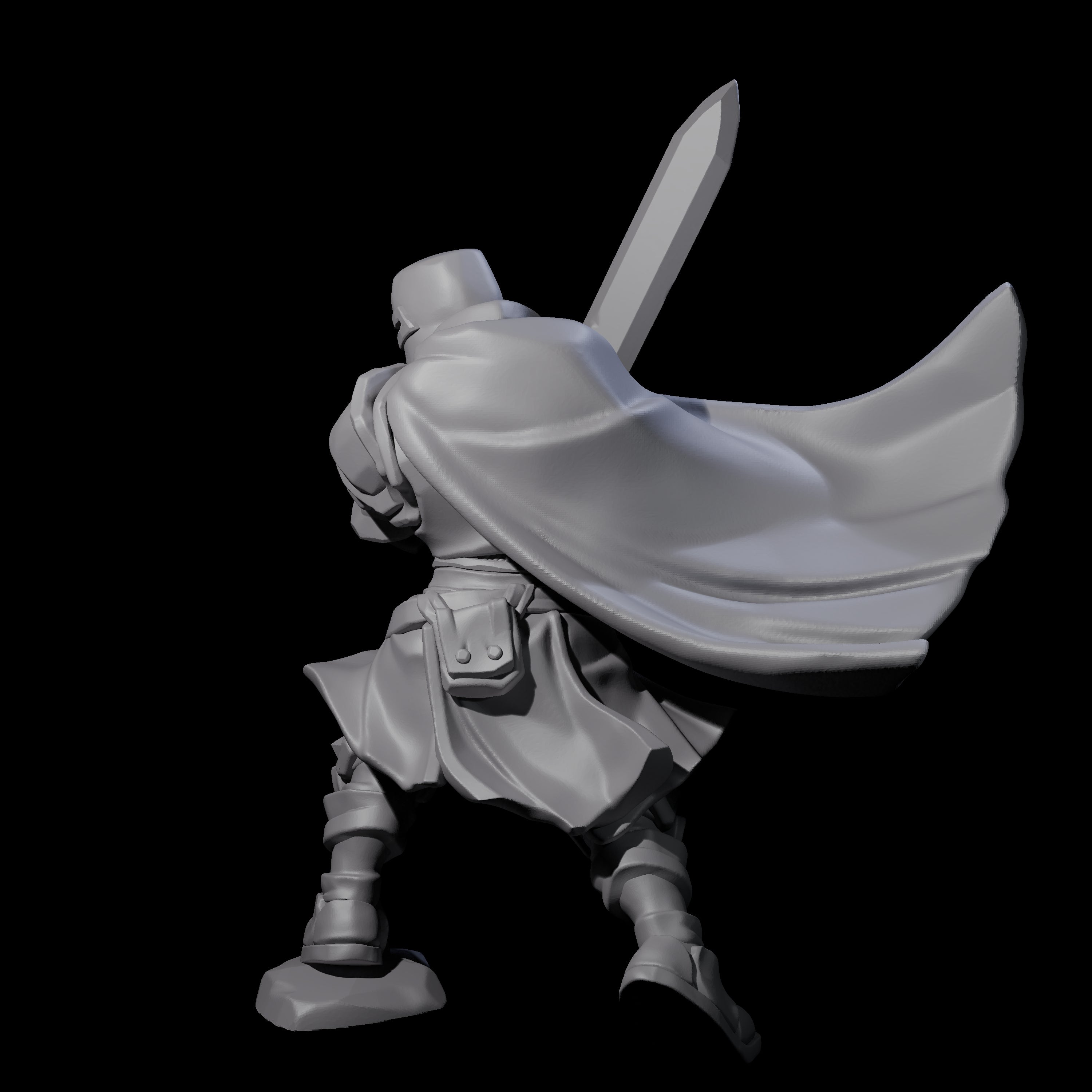 Immovable Knight Miniature for Dungeons and Dragons, Pathfinder or other TTRPGs
