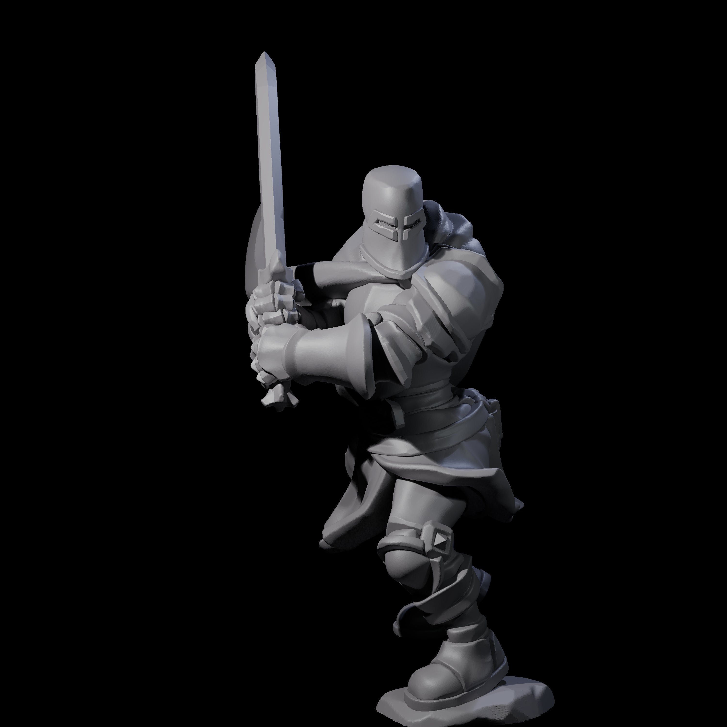 Immovable Knight Miniature for Dungeons and Dragons, Pathfinder or other TTRPGs