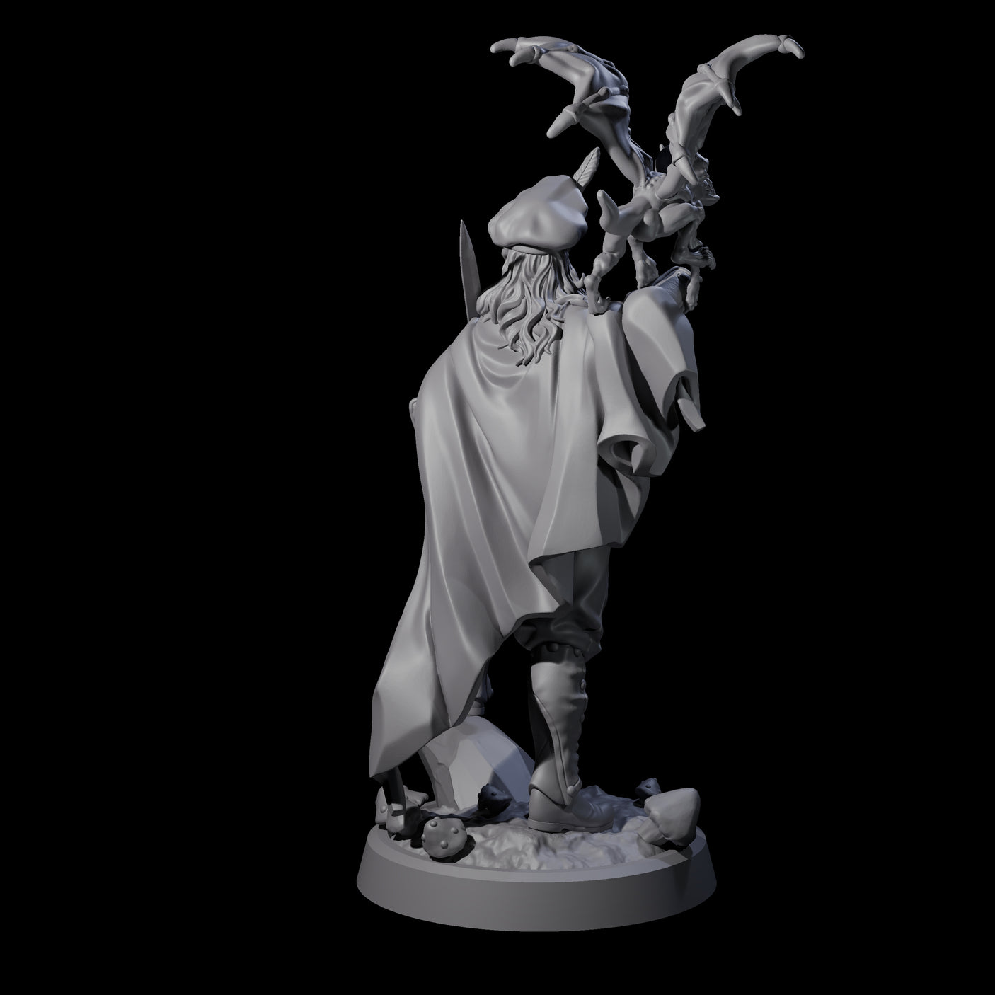 Impish Adventurer Miniature for Dungeons and Dragons, Pathfinder or other TTRPGs