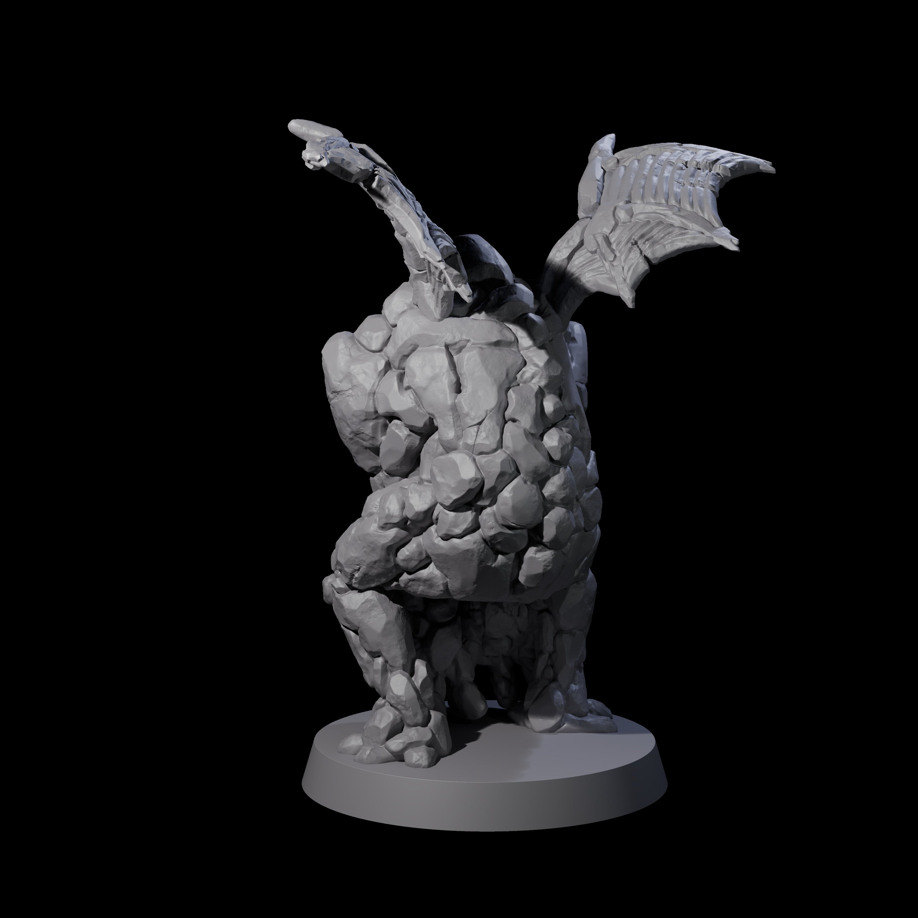 Implausible Earth Mephit Miniature for Dungeons and Dragons, Pathfinder or other TTRPGs