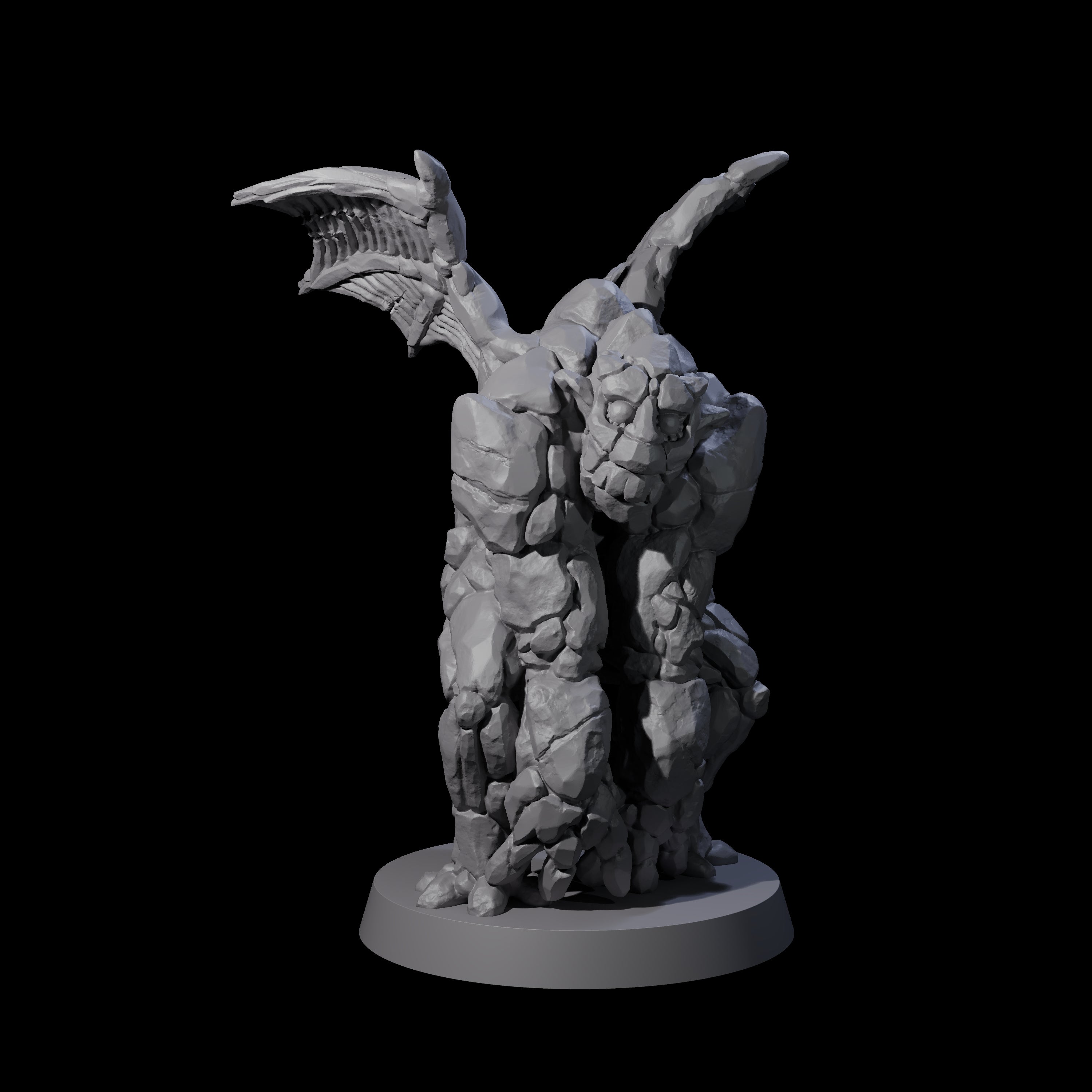 Implausible Earth Mephit Miniature for Dungeons and Dragons, Pathfinder or other TTRPGs