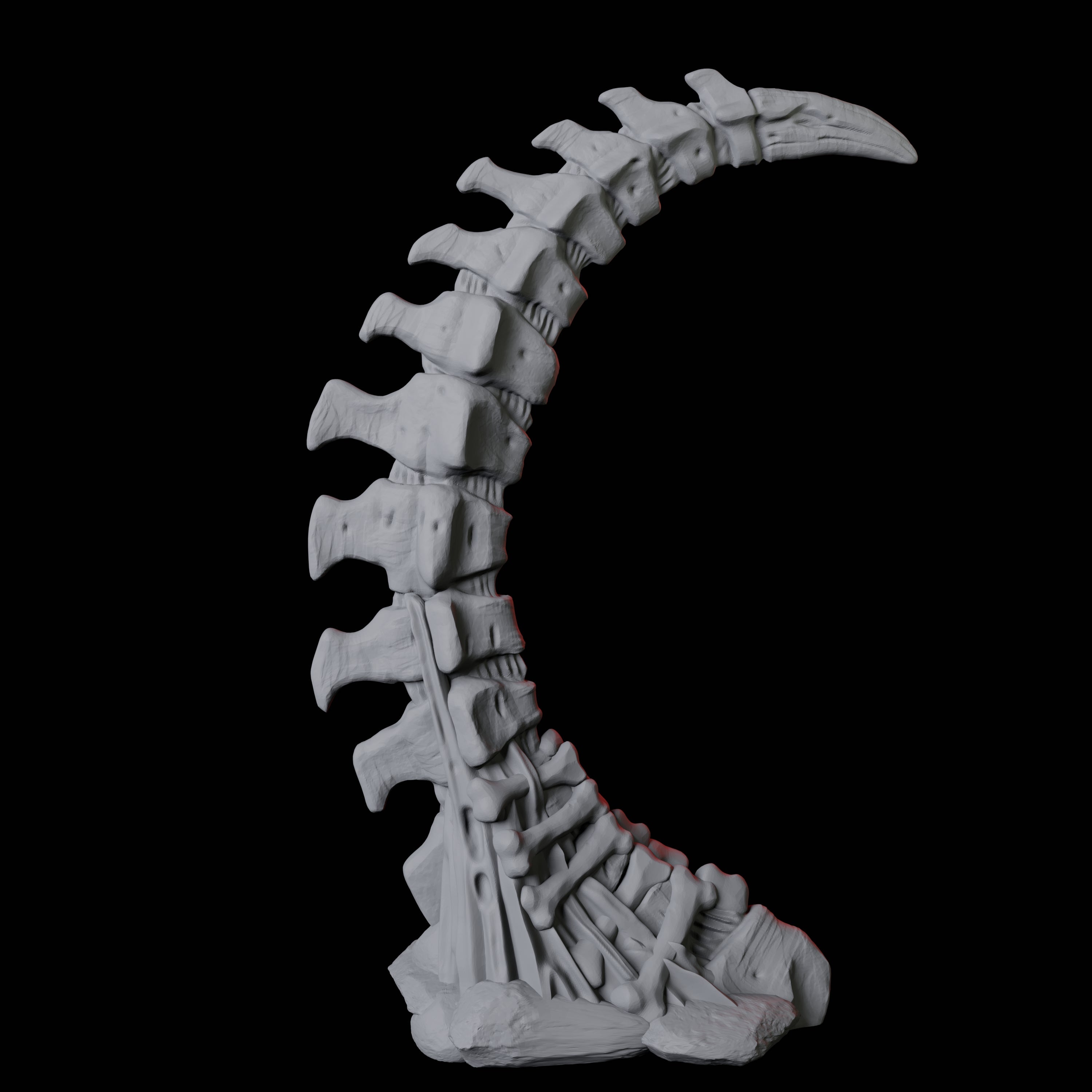 Imposing Bone Spire A Miniature for Dungeons and Dragons, Pathfinder or other TTRPGs