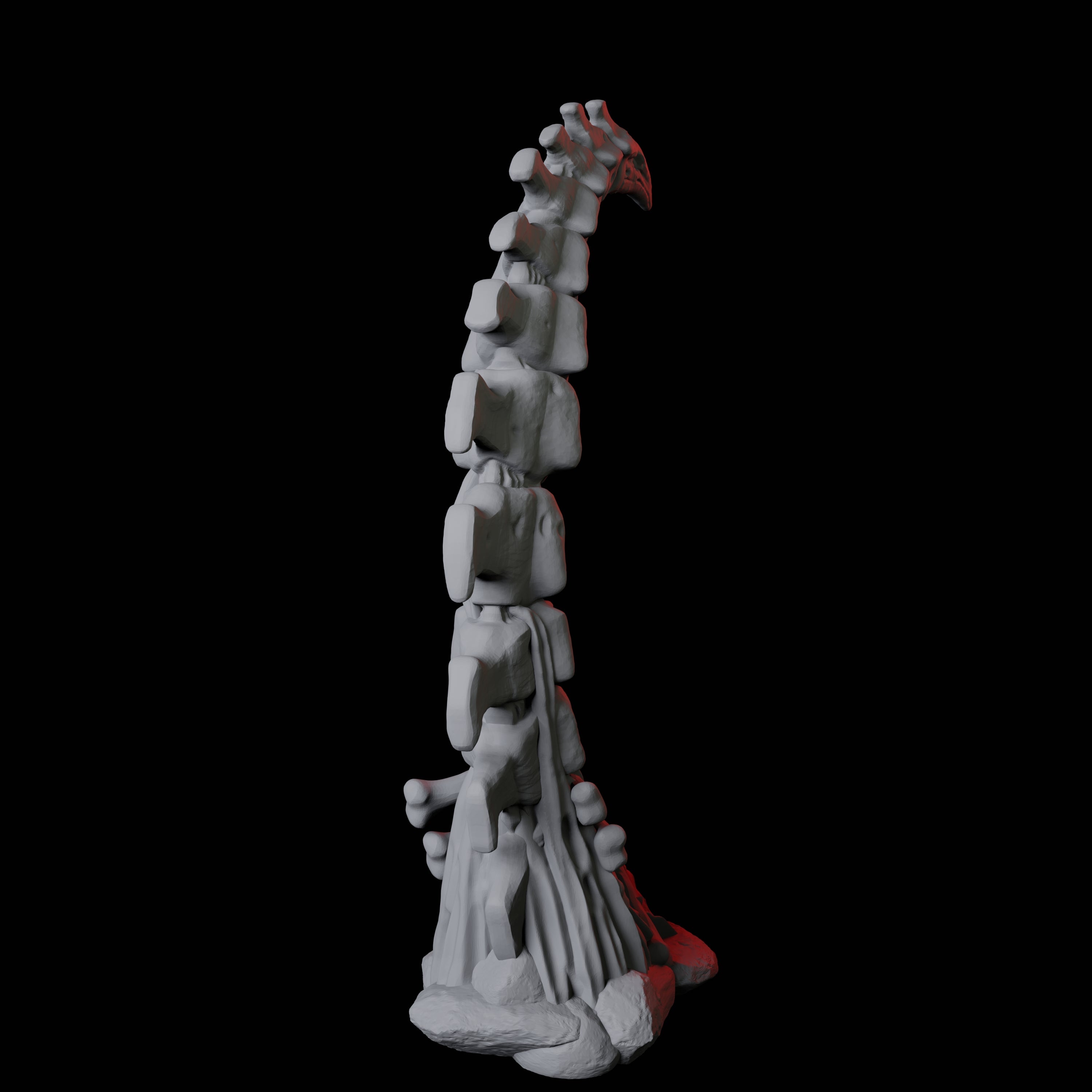 Imposing Bone Spire A Miniature for Dungeons and Dragons, Pathfinder or other TTRPGs