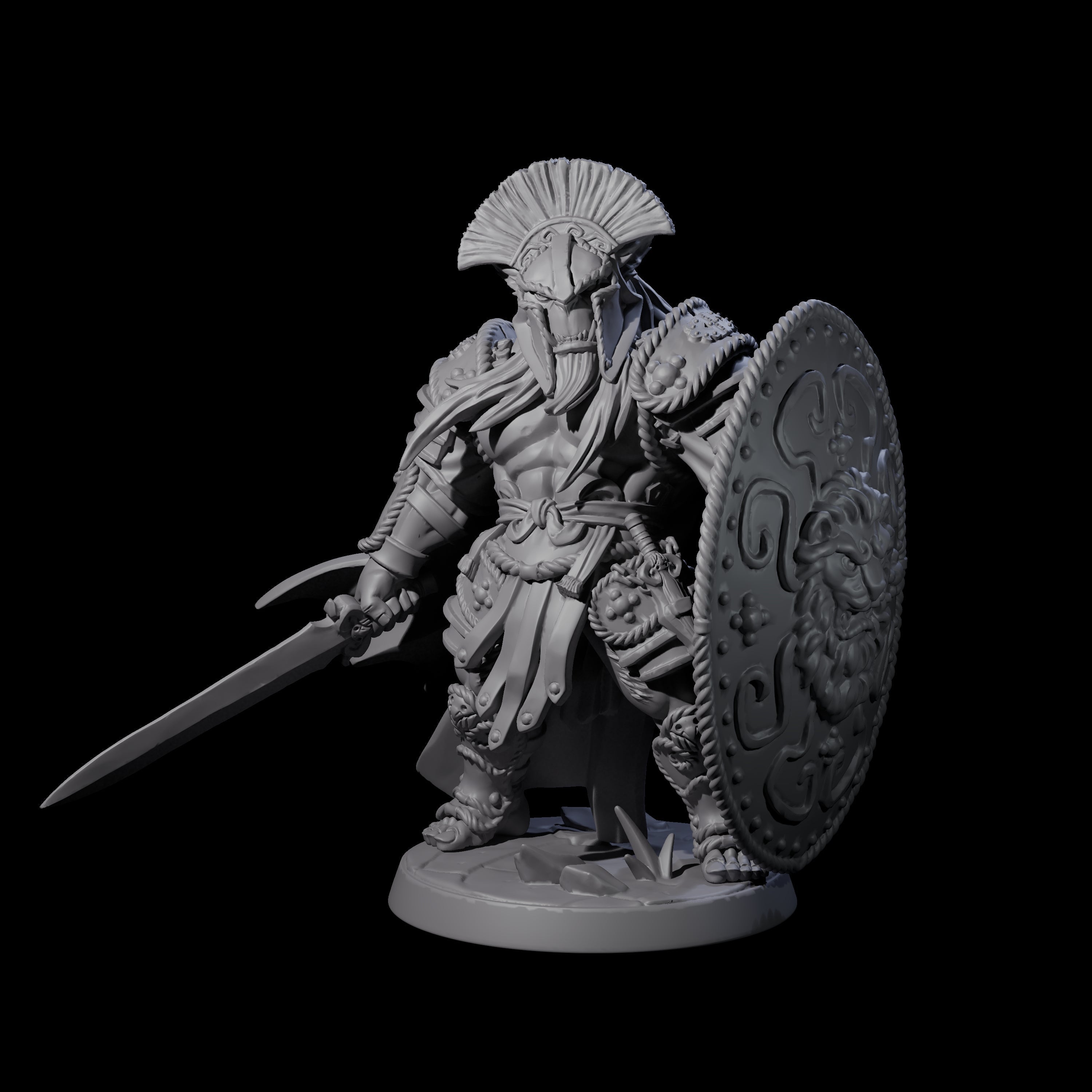 Imposing Bugbear Champion Miniature for Dungeons and Dragons, Pathfinder or other TTRPGs