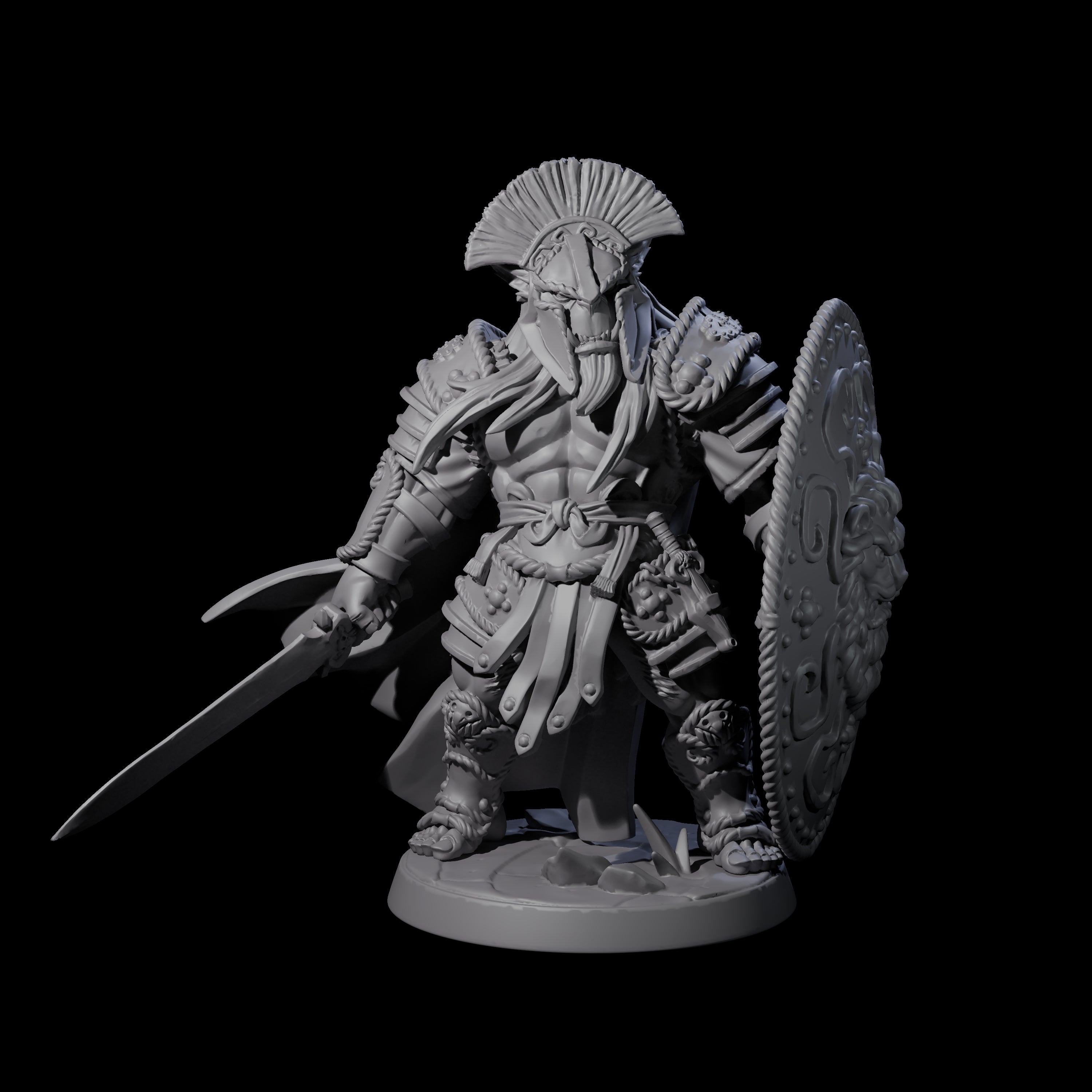 Imposing Bugbear Champion Miniature for Dungeons and Dragons, Pathfinder or other TTRPGs