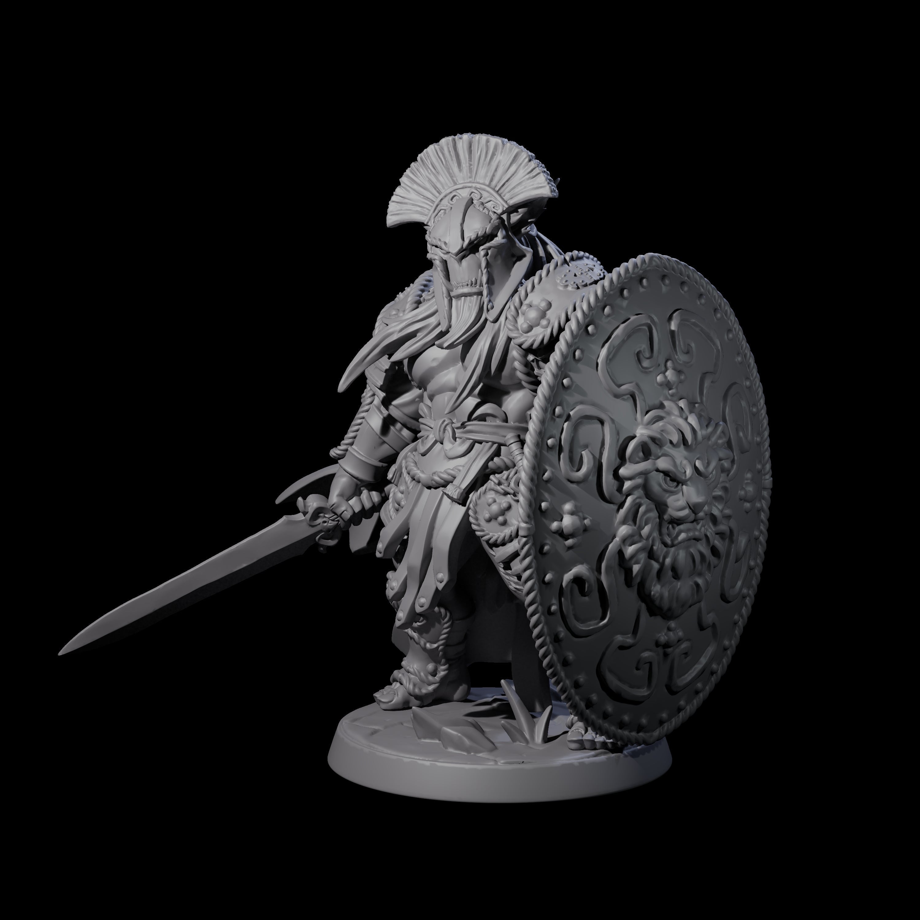 Imposing Bugbear Champion Miniature for Dungeons and Dragons, Pathfinder or other TTRPGs