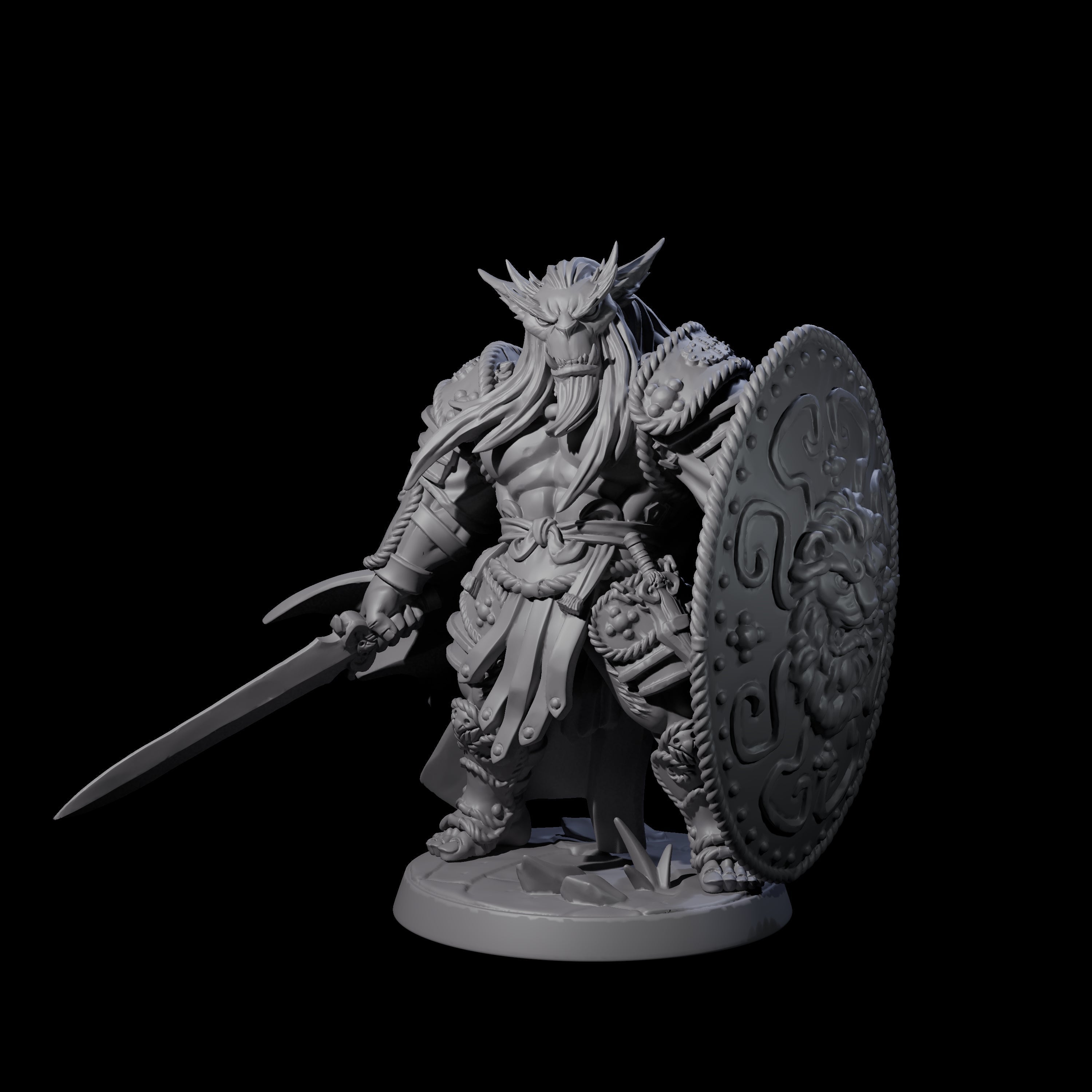 Imposing Bugbear Champion Miniature for Dungeons and Dragons, Pathfinder or other TTRPGs