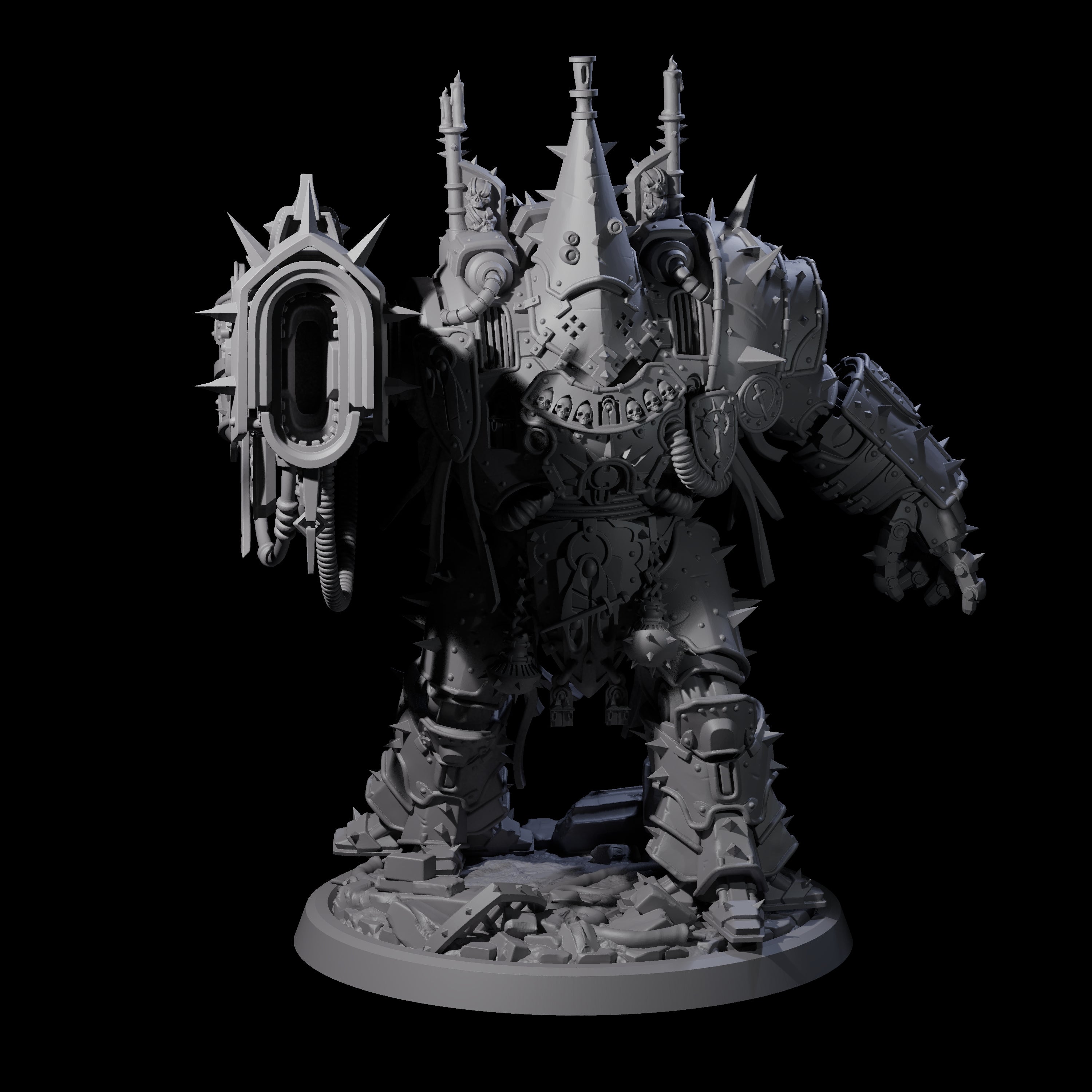 Imposing Mecha Anathema A Miniature for Dungeons and Dragons, Pathfinder or other TTRPGs