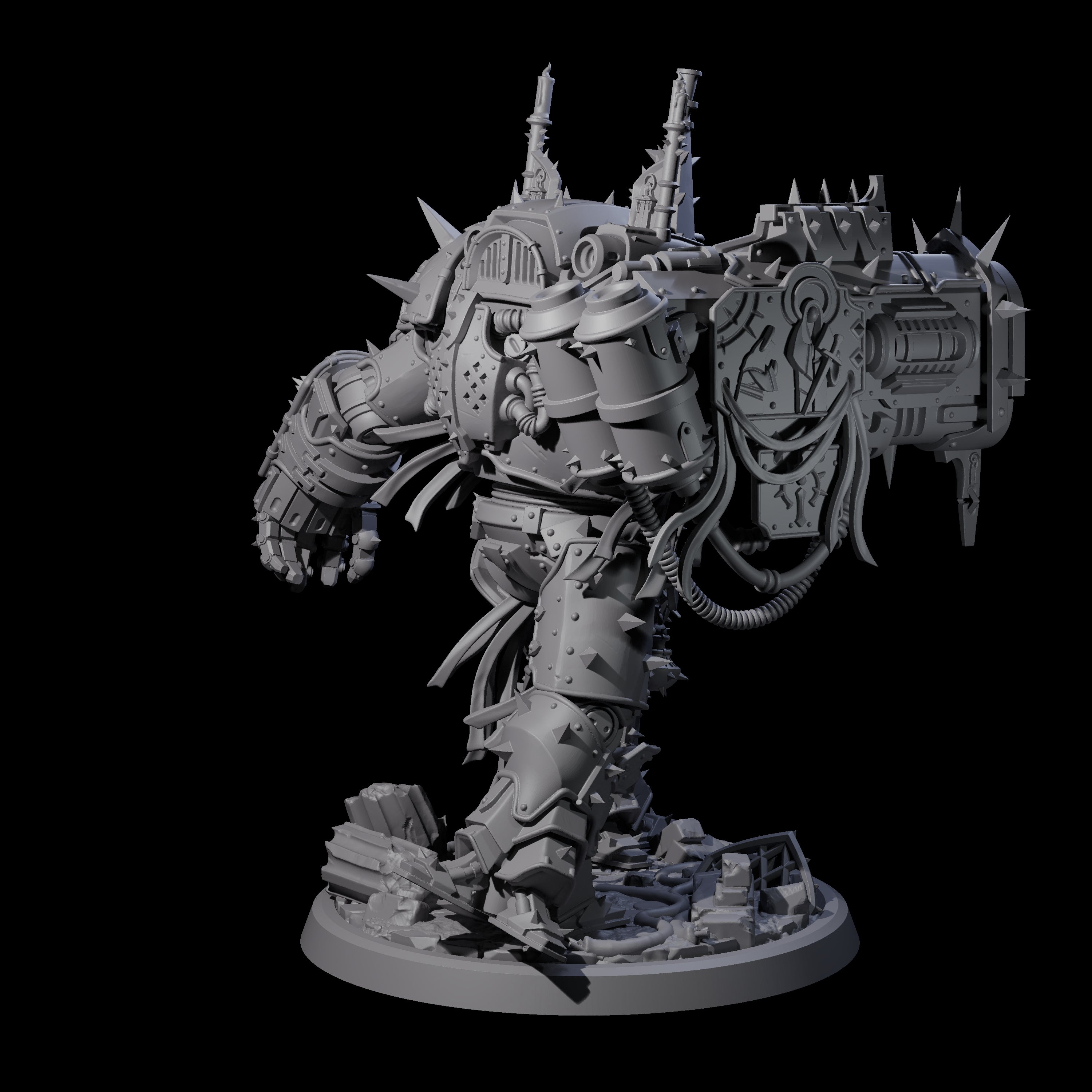 Imposing Mecha Anathema A Miniature for Dungeons and Dragons, Pathfinder or other TTRPGs