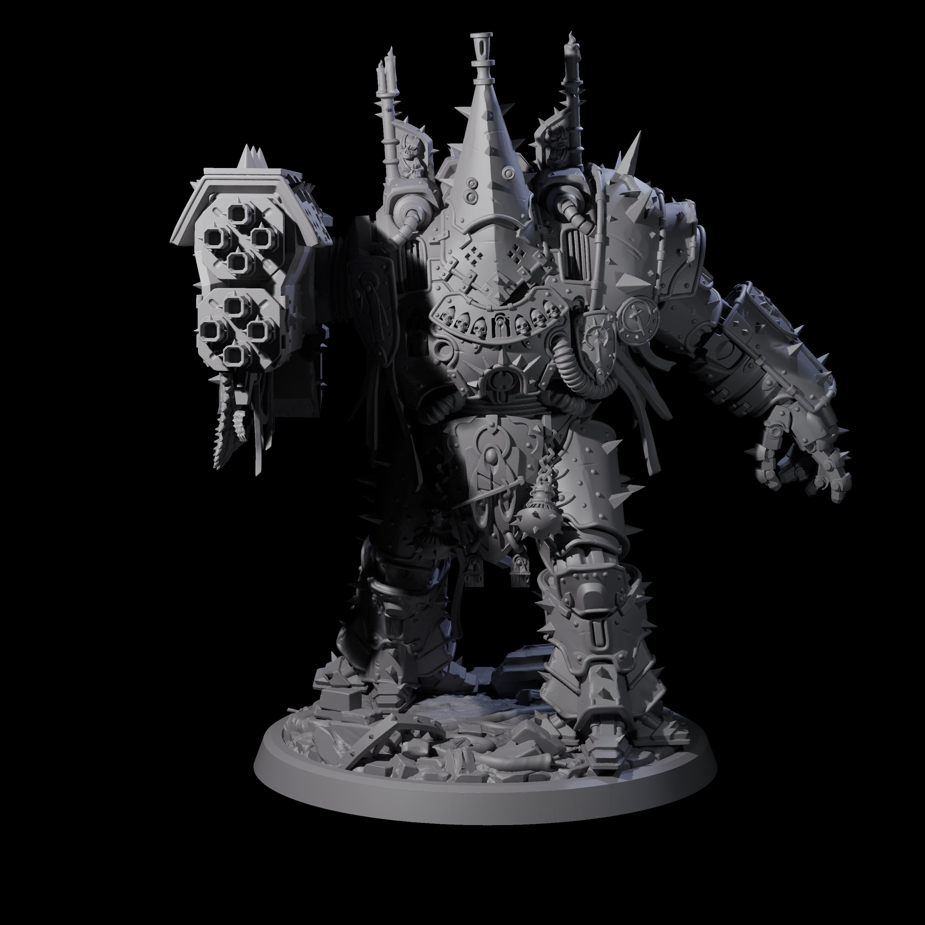 Imposing Mecha Anathemas Miniature for Dungeons and Dragons, Pathfinder or other TTRPGs