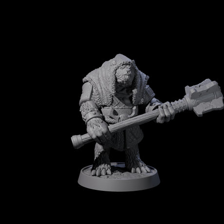 Imposing Ursine A Miniature for Dungeons and Dragons, Pathfinder or other TTRPGs