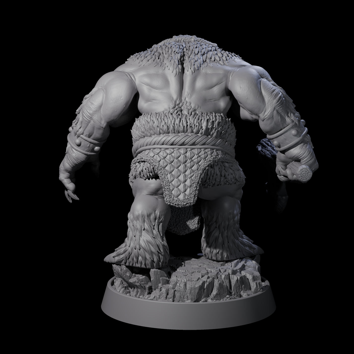 Imposing Ursine C Miniature for Dungeons and Dragons, Pathfinder or other TTRPGs