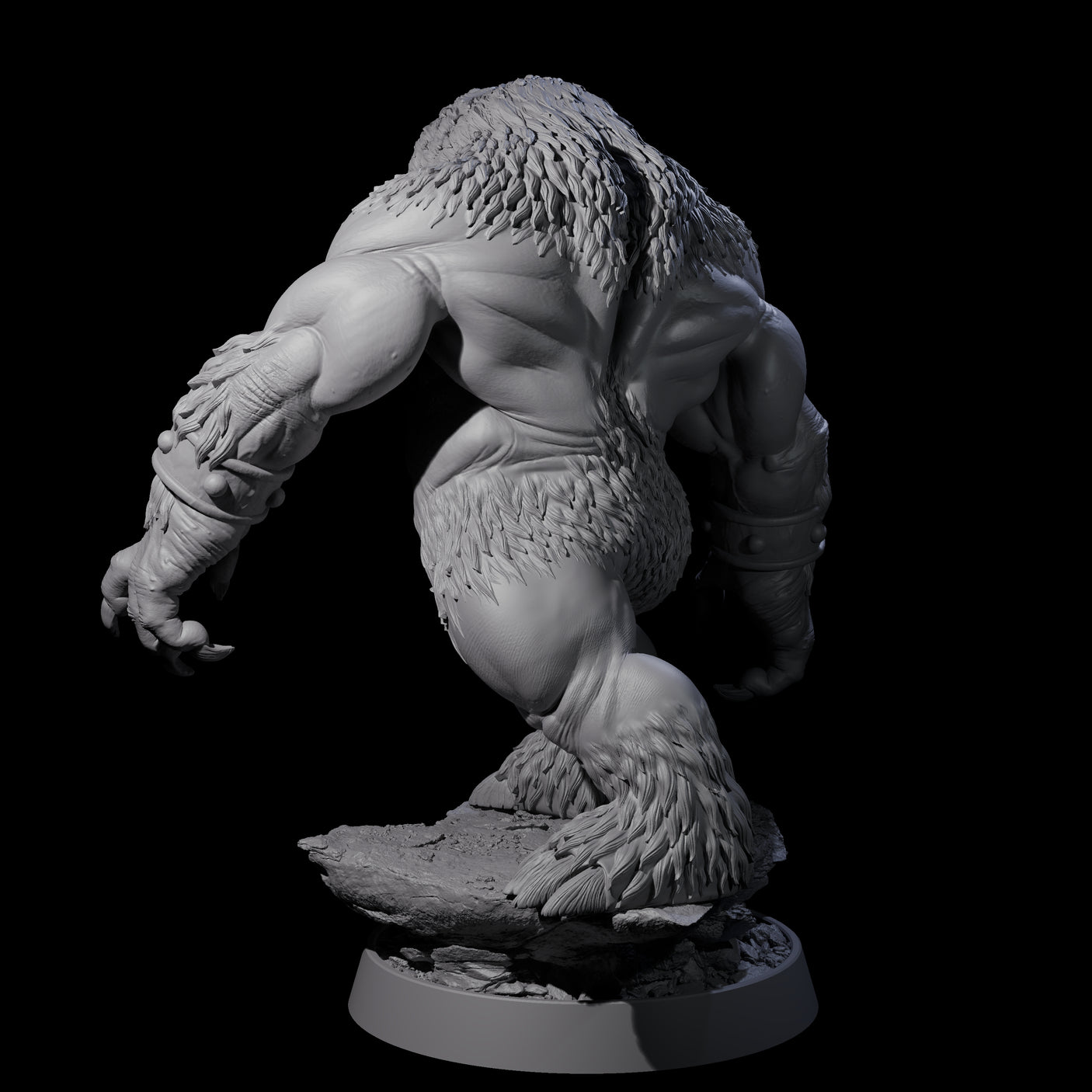 Imposing Ursine E Miniature for Dungeons and Dragons, Pathfinder or other TTRPGs