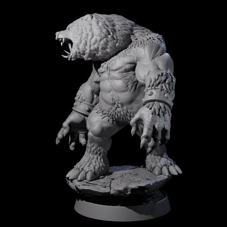 Imposing Ursine E Miniature for Dungeons and Dragons, Pathfinder or other TTRPGs