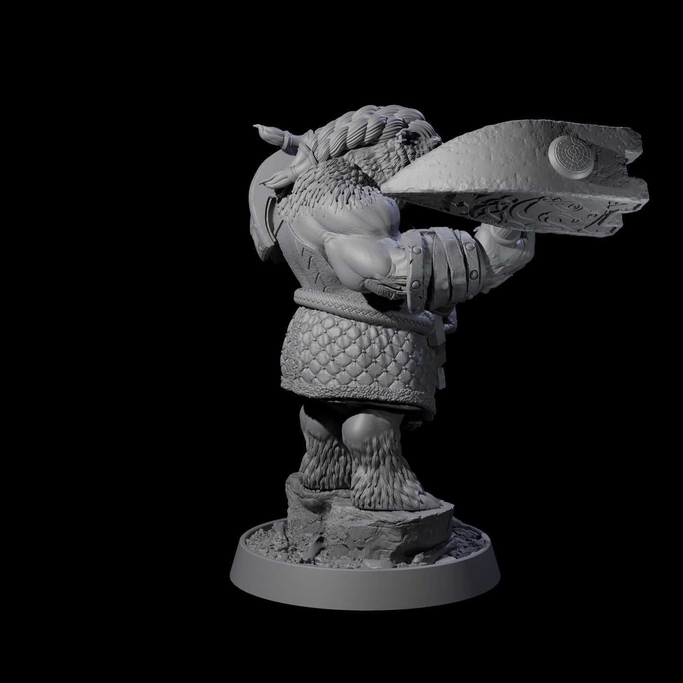 Imposing Ursine G Miniature for Dungeons and Dragons, Pathfinder or other TTRPGs