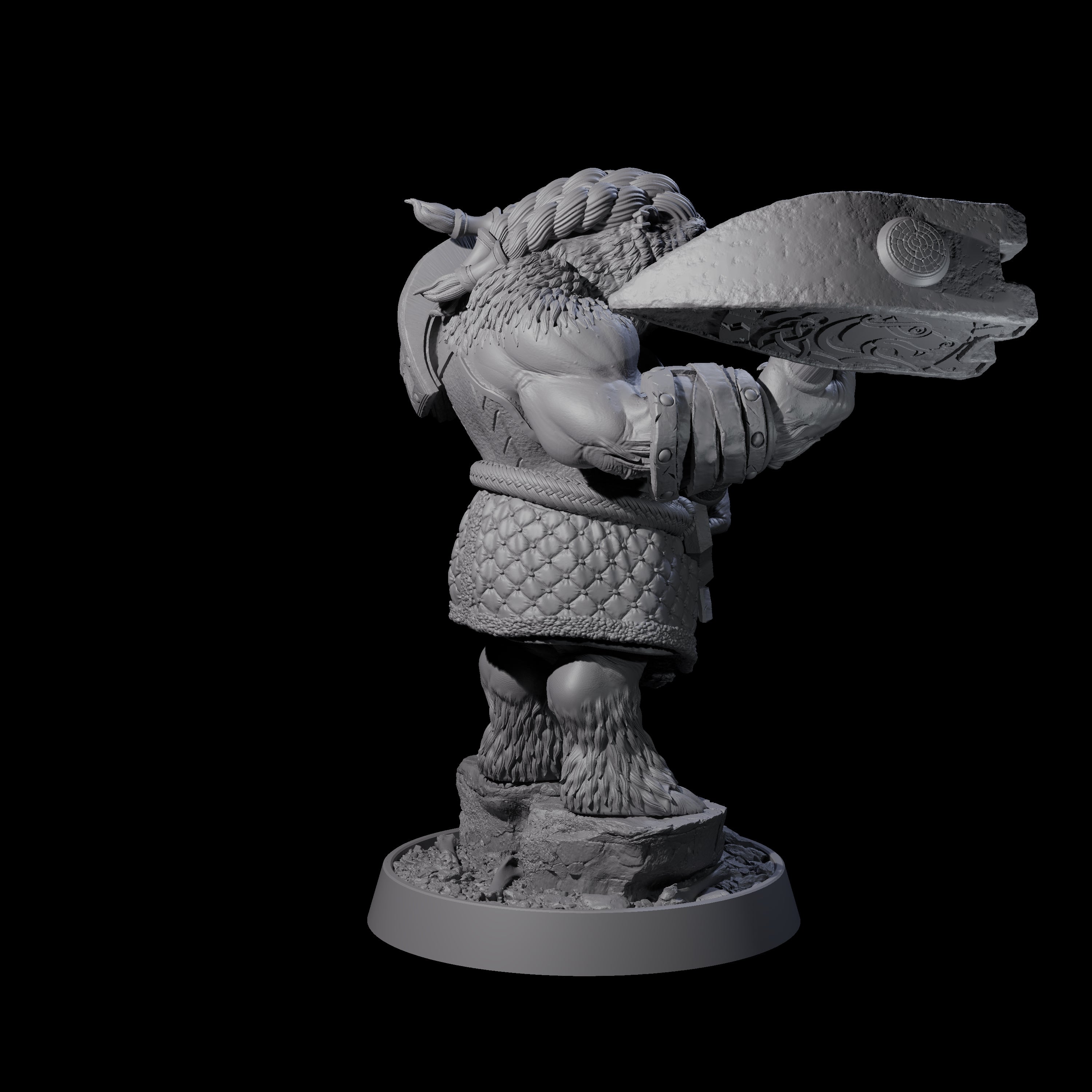 Imposing Ursine G Miniature for Dungeons and Dragons, Pathfinder or other TTRPGs